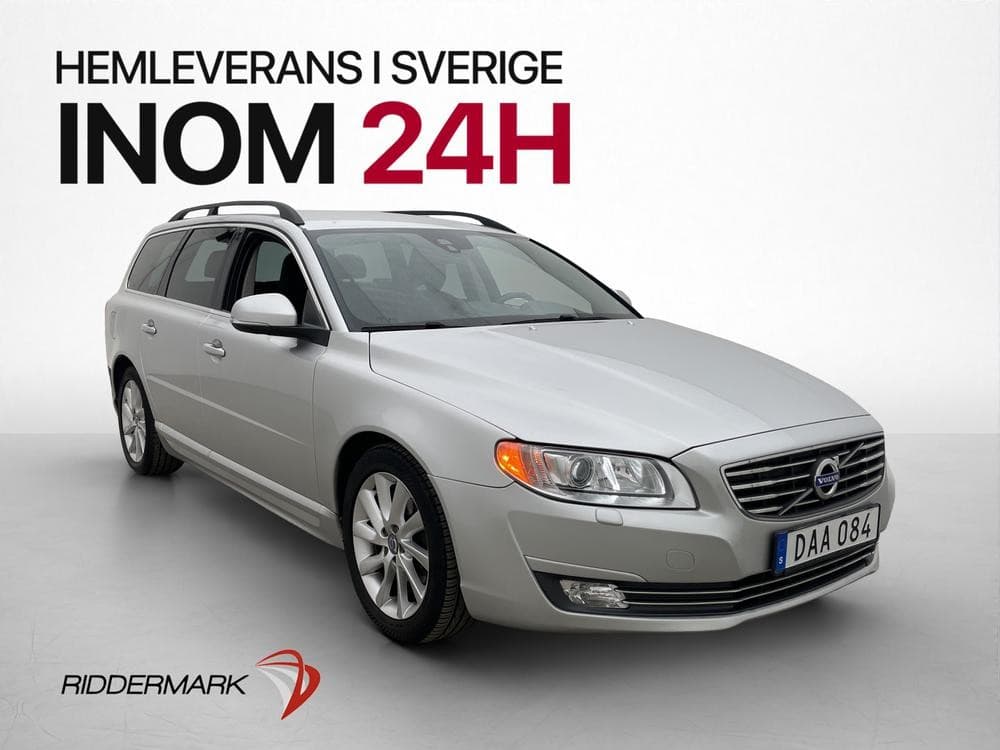 Volvo V70 D2 115hk Momentum VOC Värmare Rattvärme Dragkrok
