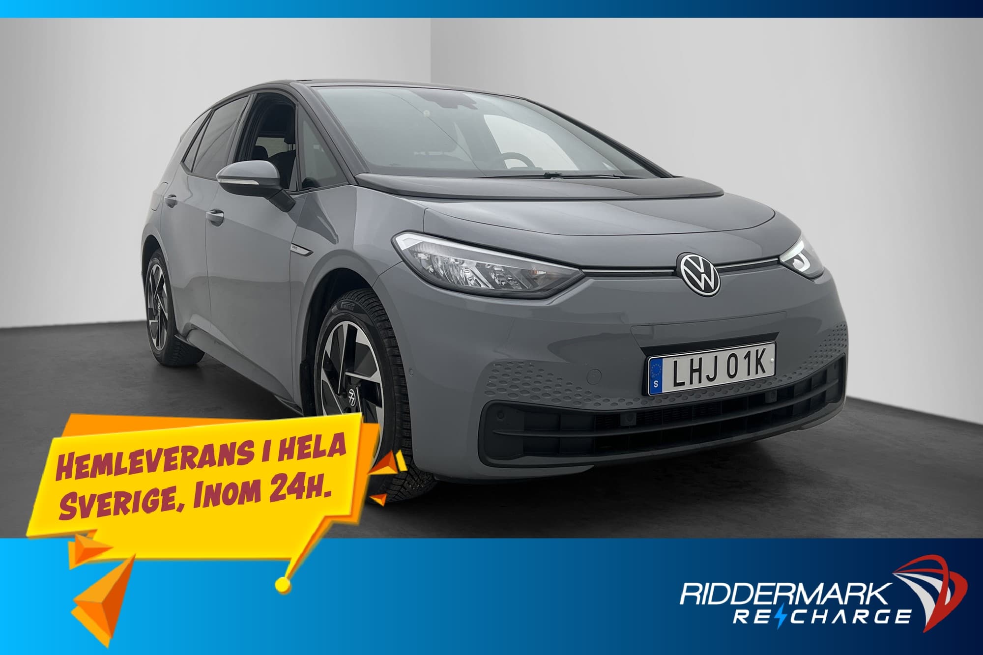 Volkswagen ID.3 Pro Performance 204hk Värmare Kamera CarPlay