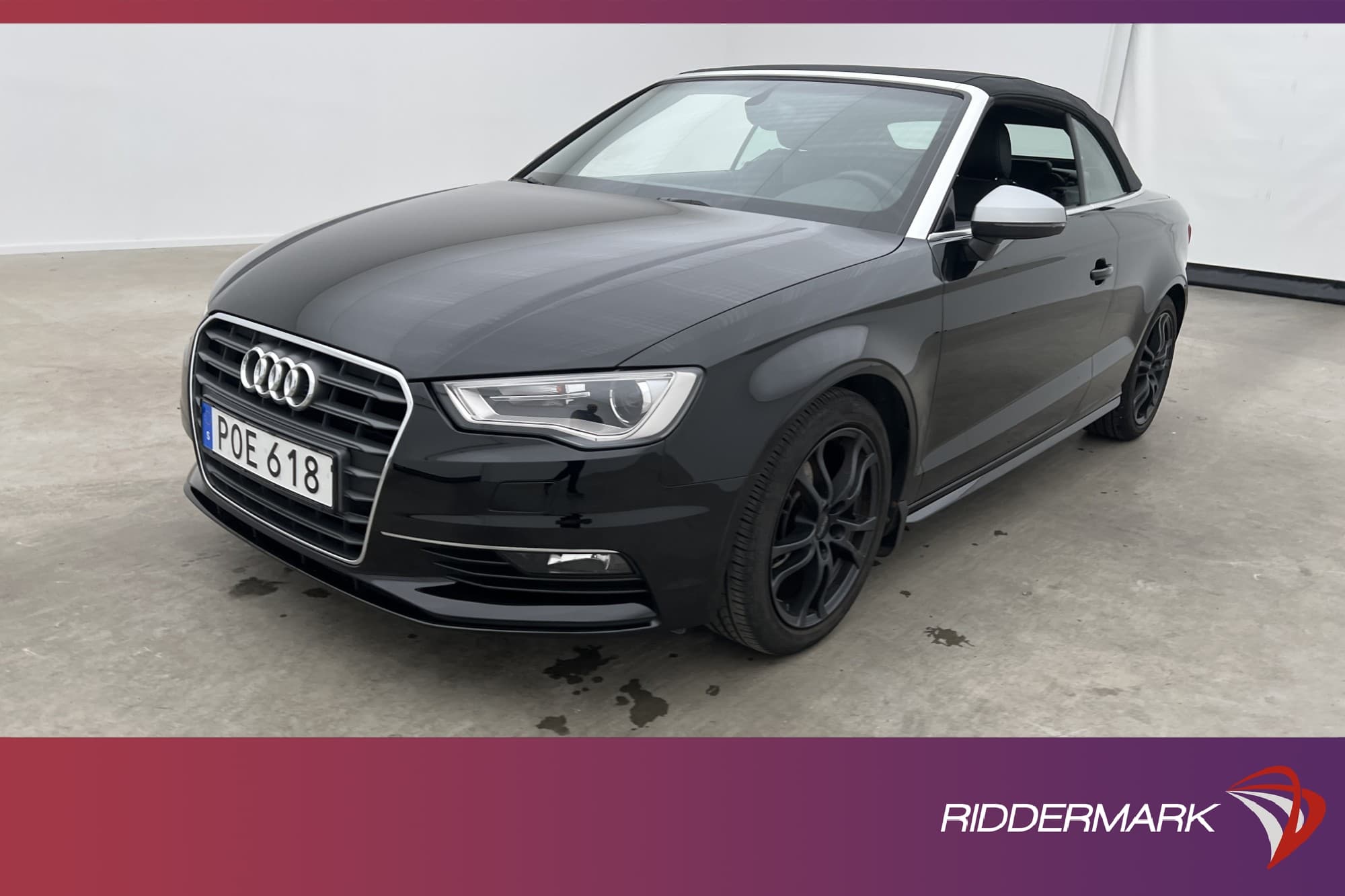 Audi A3 Cabriolet 125hk Sport Edition Halvskinn Farthållare