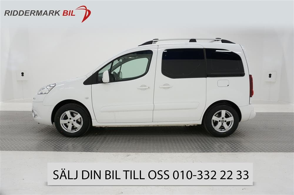 Peugeot Partner Tepee 1.6 114hk 5sits Värmare 0.53l/mil 