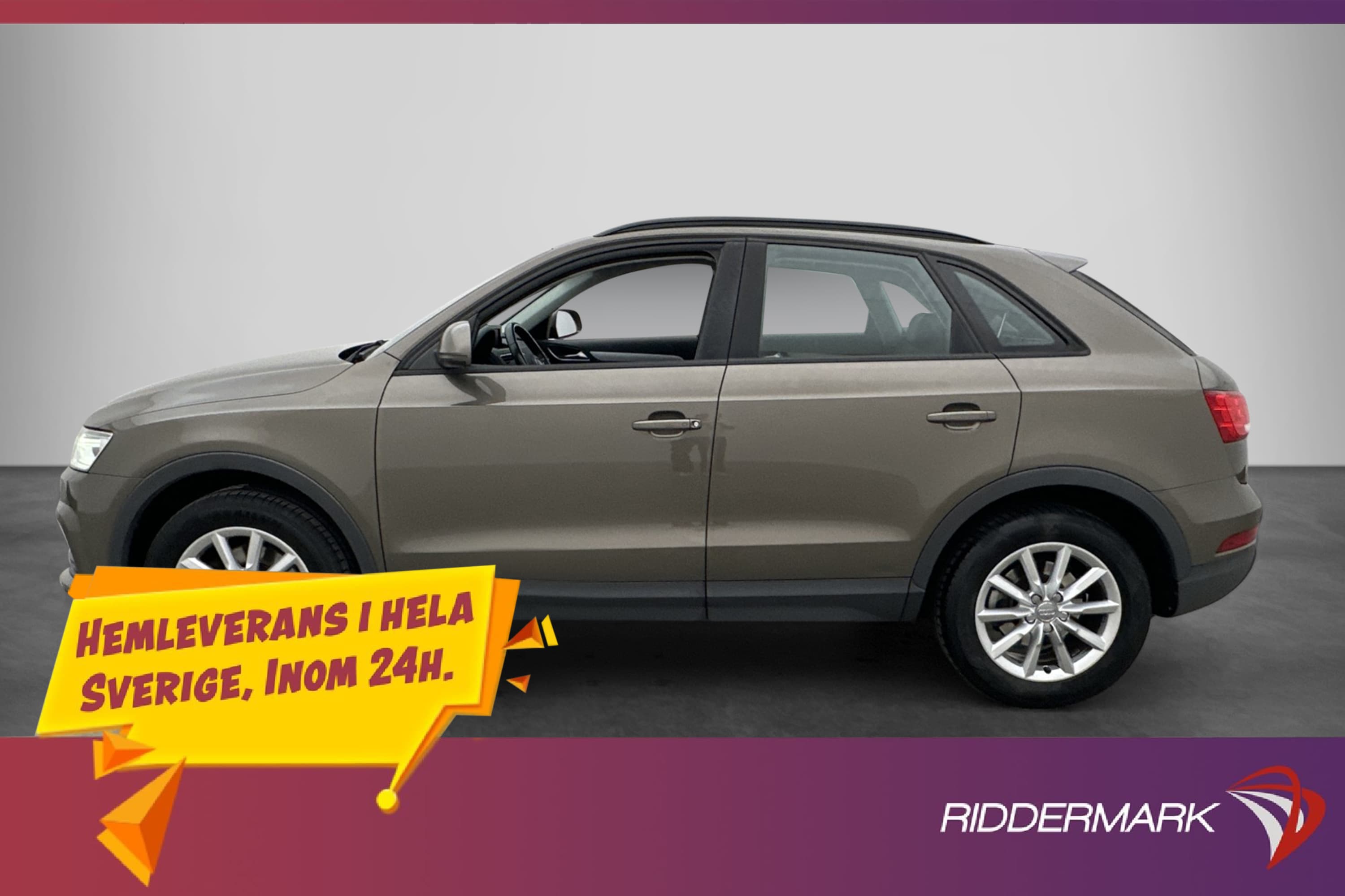 Audi Q3 2.0 TDI 150hk Panoramatak Sensorer 0,46l/mil