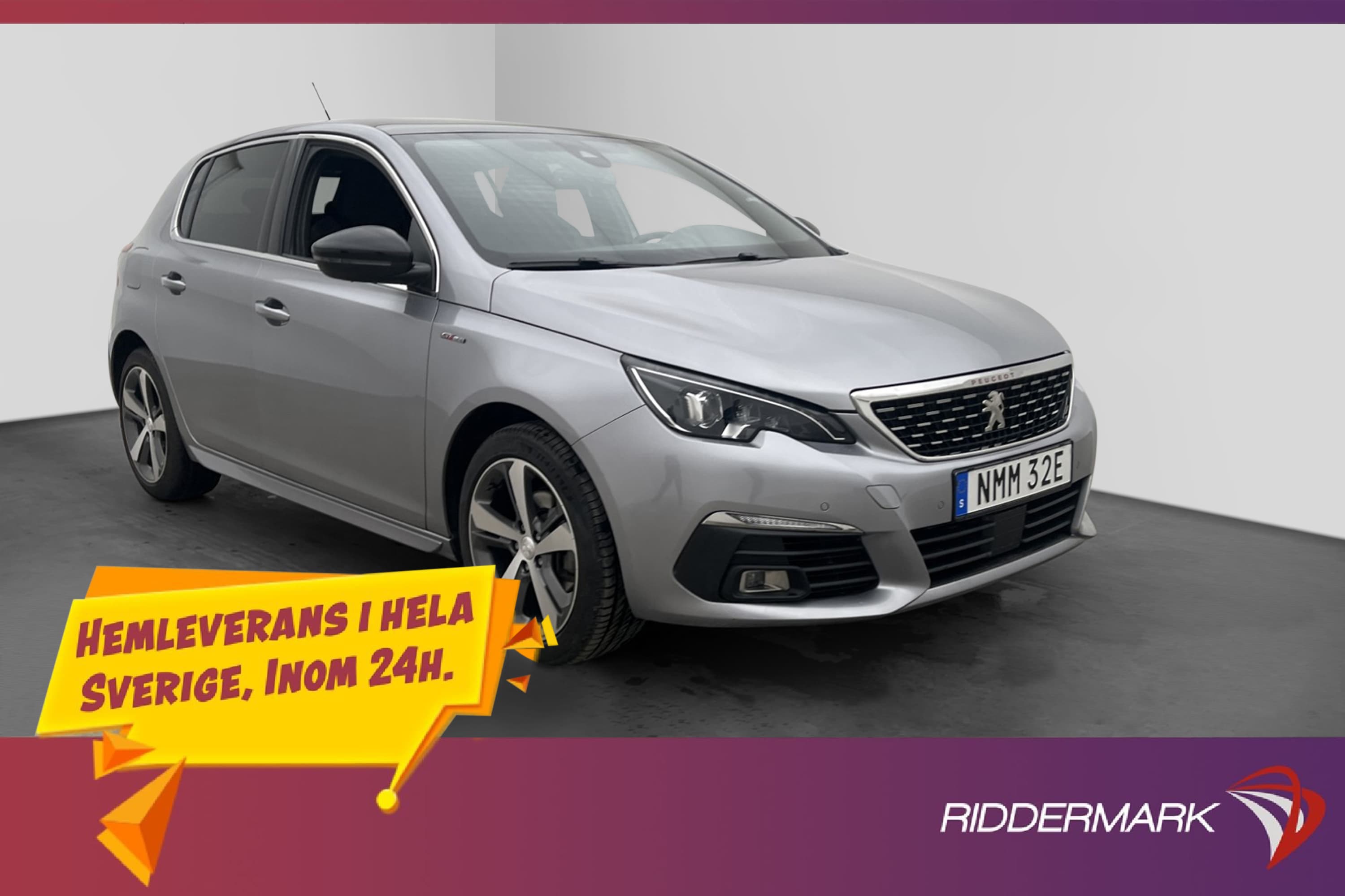 Peugeot 308 1.2  131hk GT-Line Panorama CarPlay Sensorer