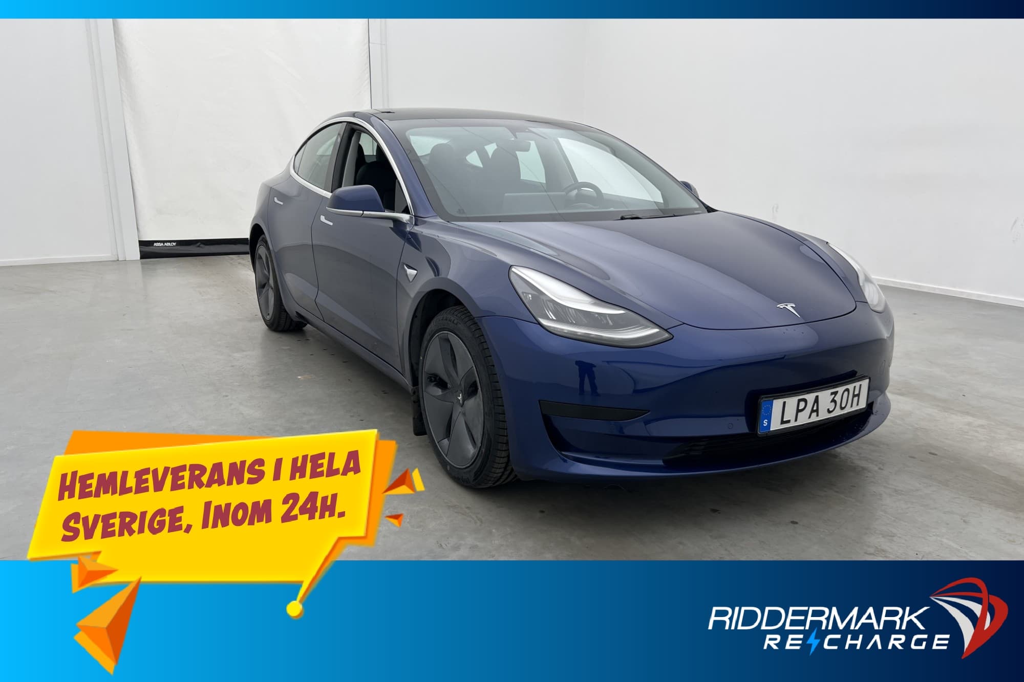 Tesla Model 3 Standard Range Plus Svensksåld Autopilot