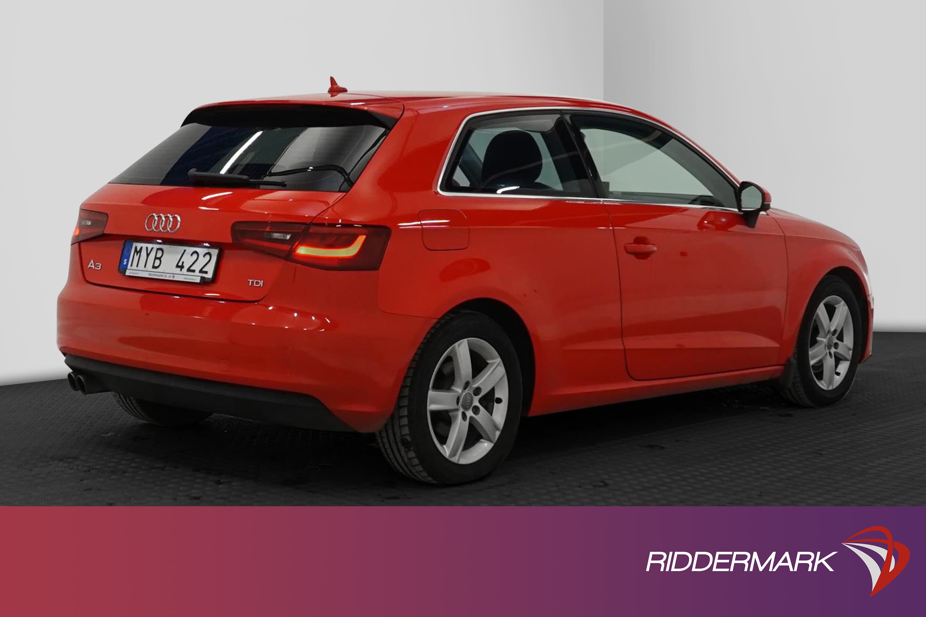 Audi A3 2.0 TDI 150hk Ambition M&K-Värmare Välserv 0,41l/mil