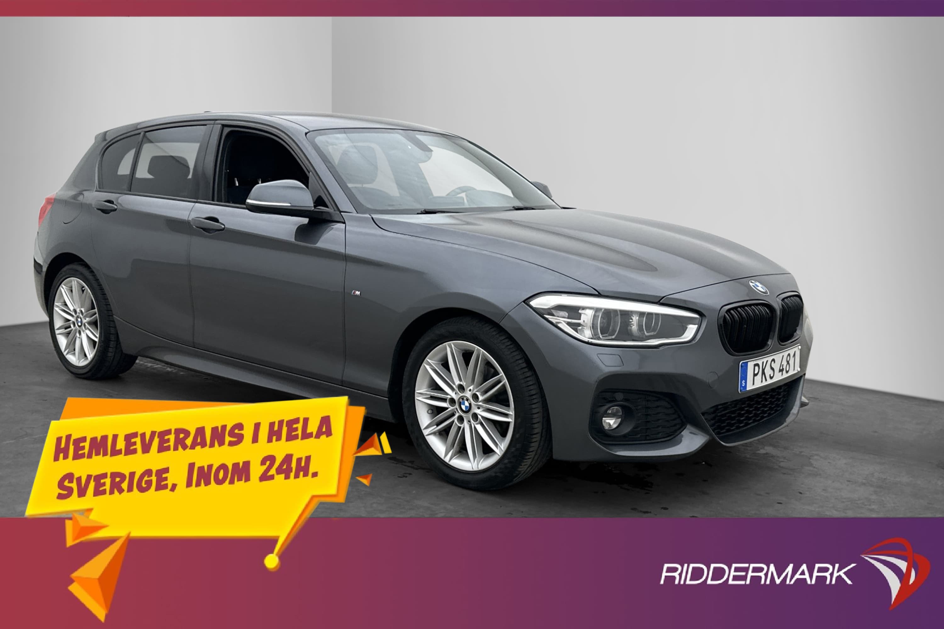 BMW 118i M Sport LED Alcantara Låg skatt Svensksåld
