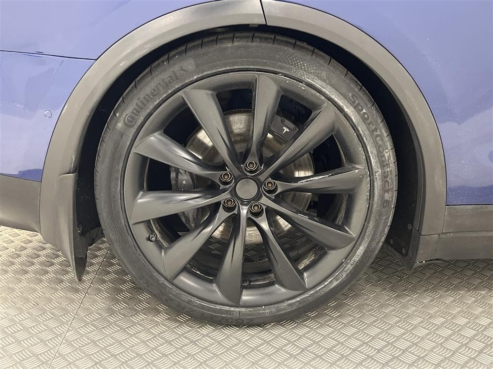 Tesla Model X 100D AWD 6 Sits Drag Uppgraderad AP Vinter pktinteriör