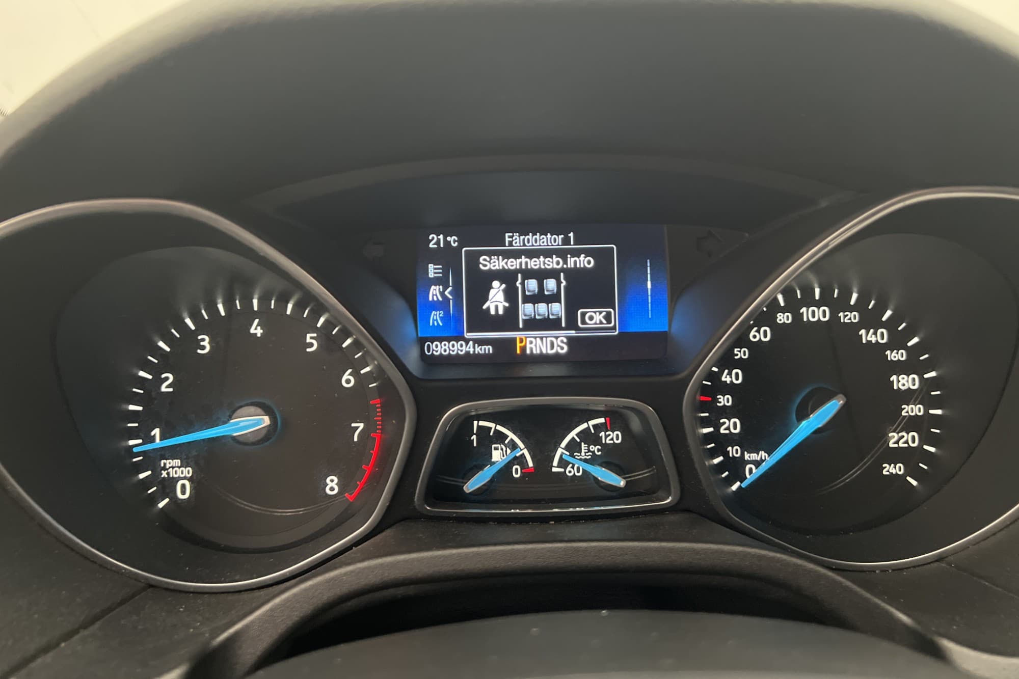 Ford Focus Kombi 1.0 EcoBoost 125hk ST-Line Kamera CarPlay 