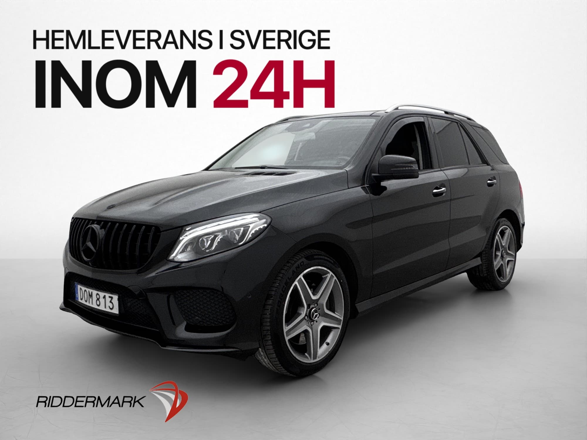 Mercedes-Benz GLE 500 455hk AMG Luftfjädring Pano 360° Drag