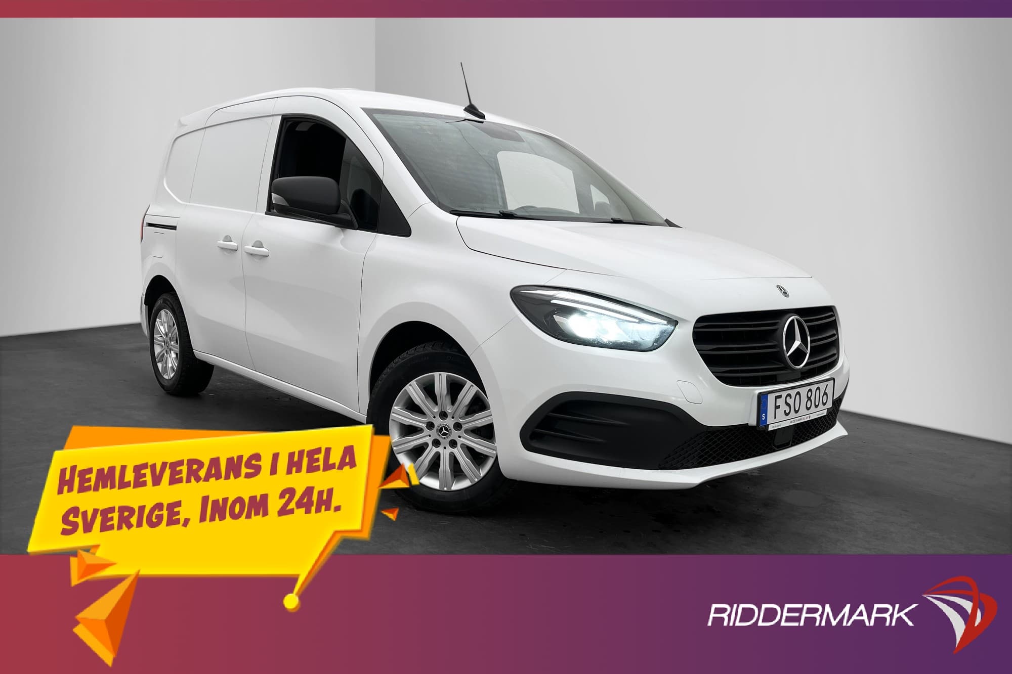 Mercedes-Benz Citan PRO 110 B-Kamera Dragkrok CARPLAY MOMS