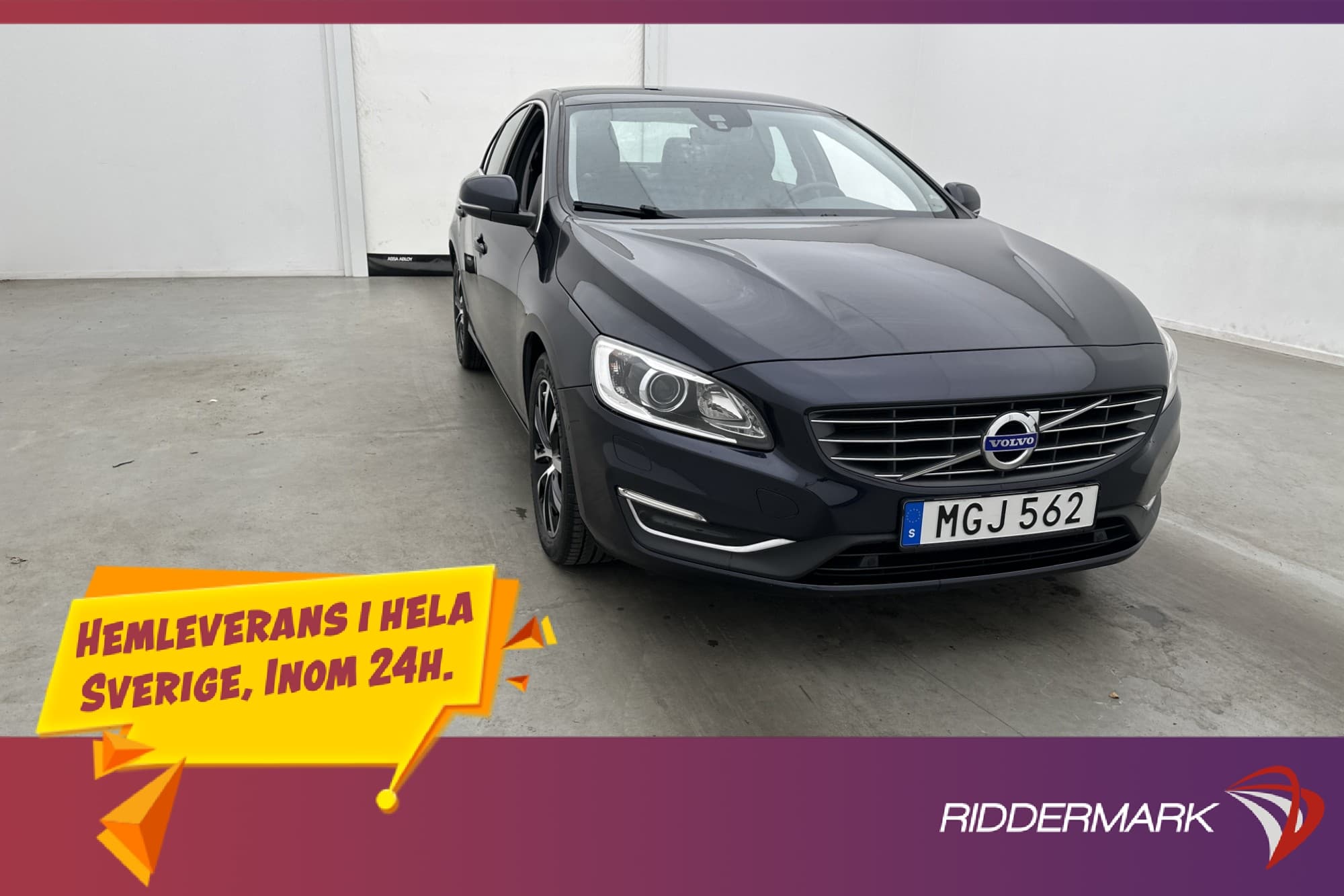 Volvo S60 D4 Summum VOC Värmare Skinn Navi Kamrem-Bytt