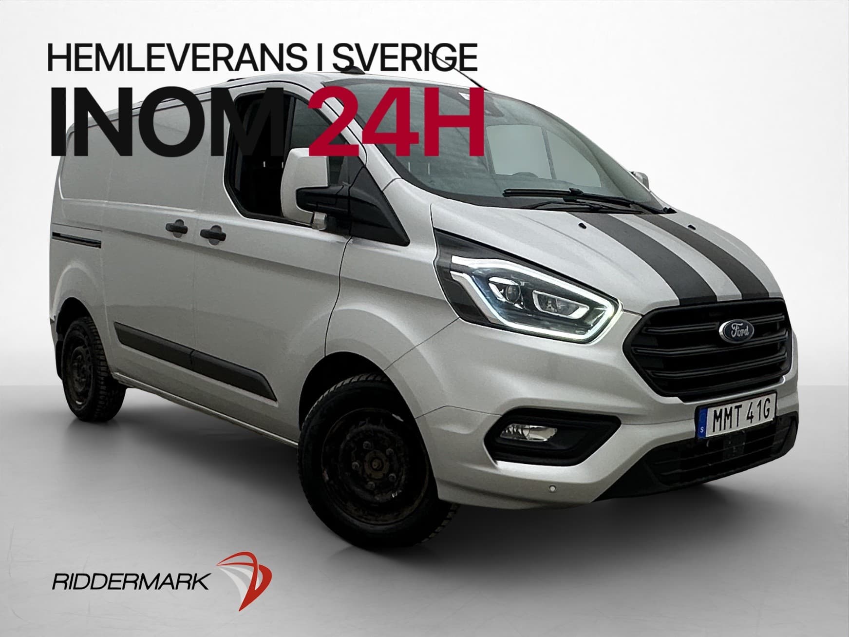 Ford Transit Custom Ny-Kamrem Värm Drag Kamera CARPLAY Moms