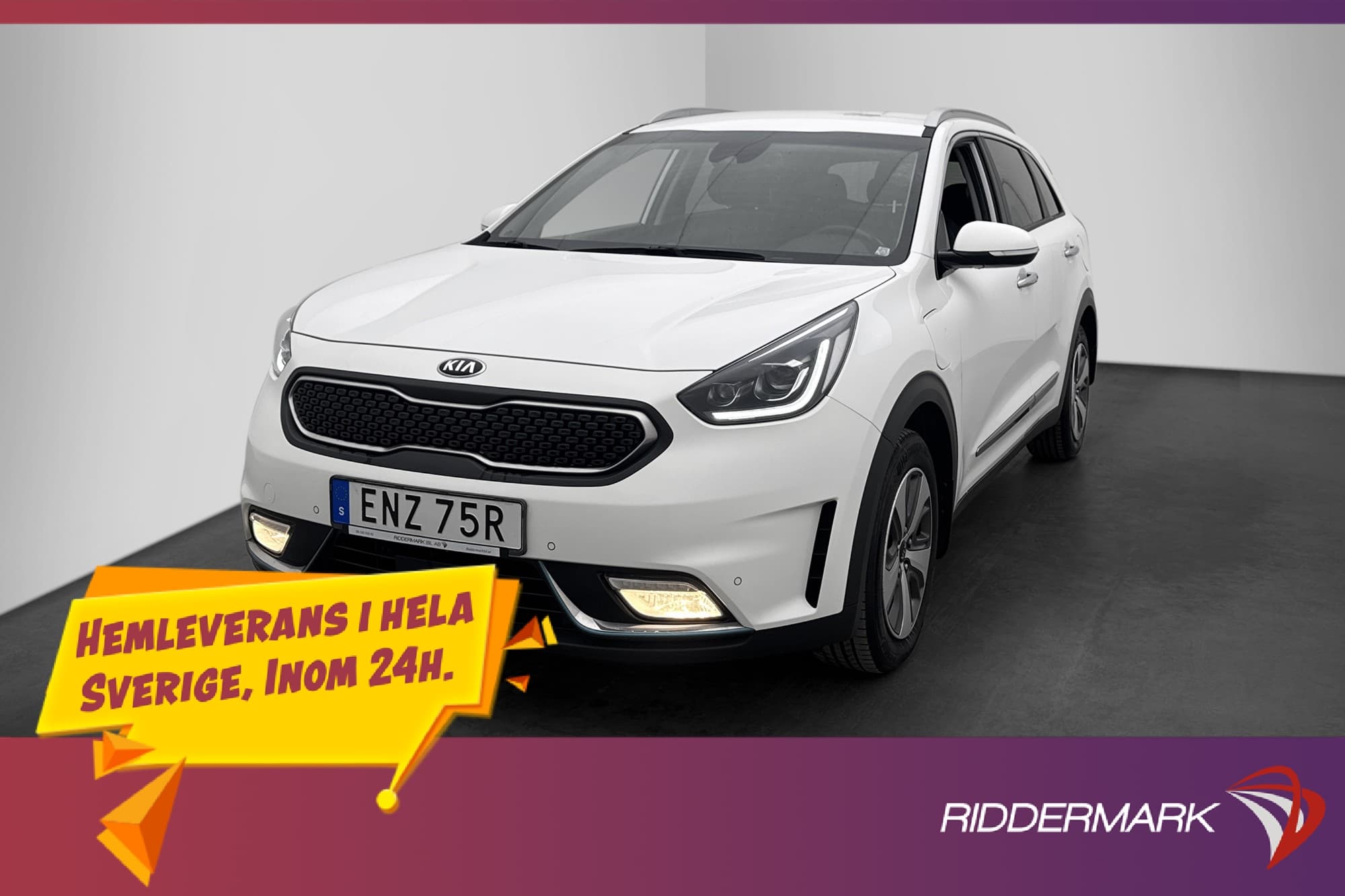 Kia Niro P-HEV Advance Plus Kamera Skinn Rattvärme CarPlay