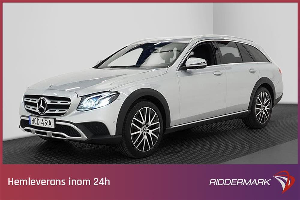 Mercedes-Benz E 220 d 4M All-T D-värm Burmester 360° Skinnexteriör