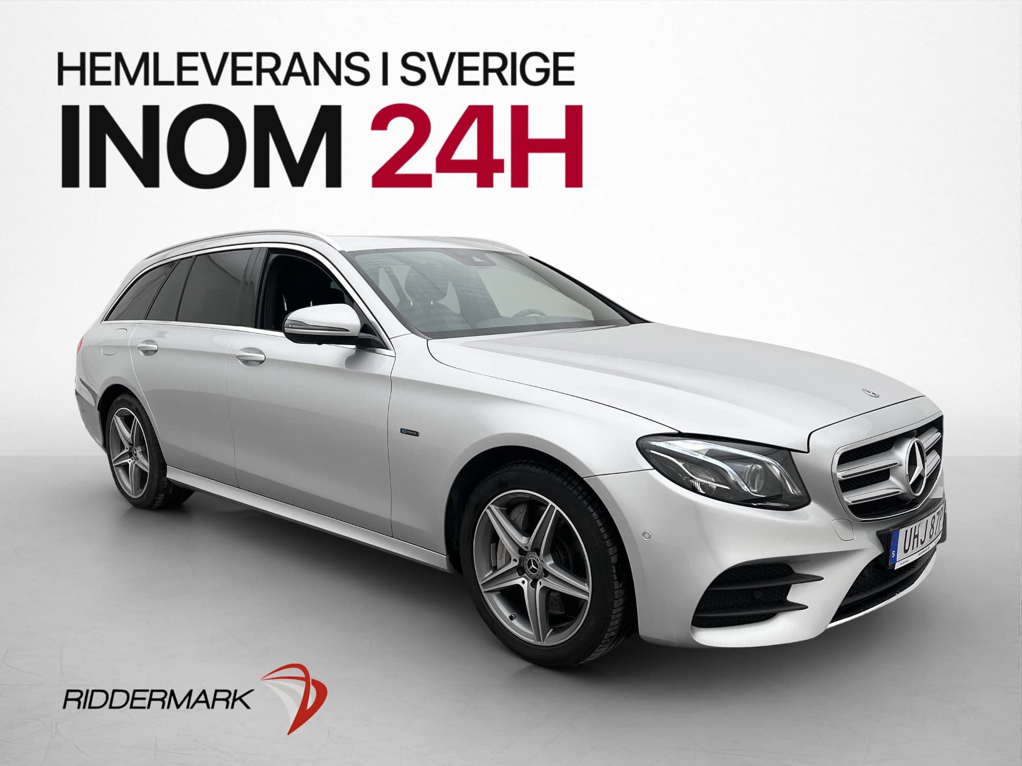 Mercedes-Benz E 300 de PLUG-IN AMG Wide Värmare 360° Drag