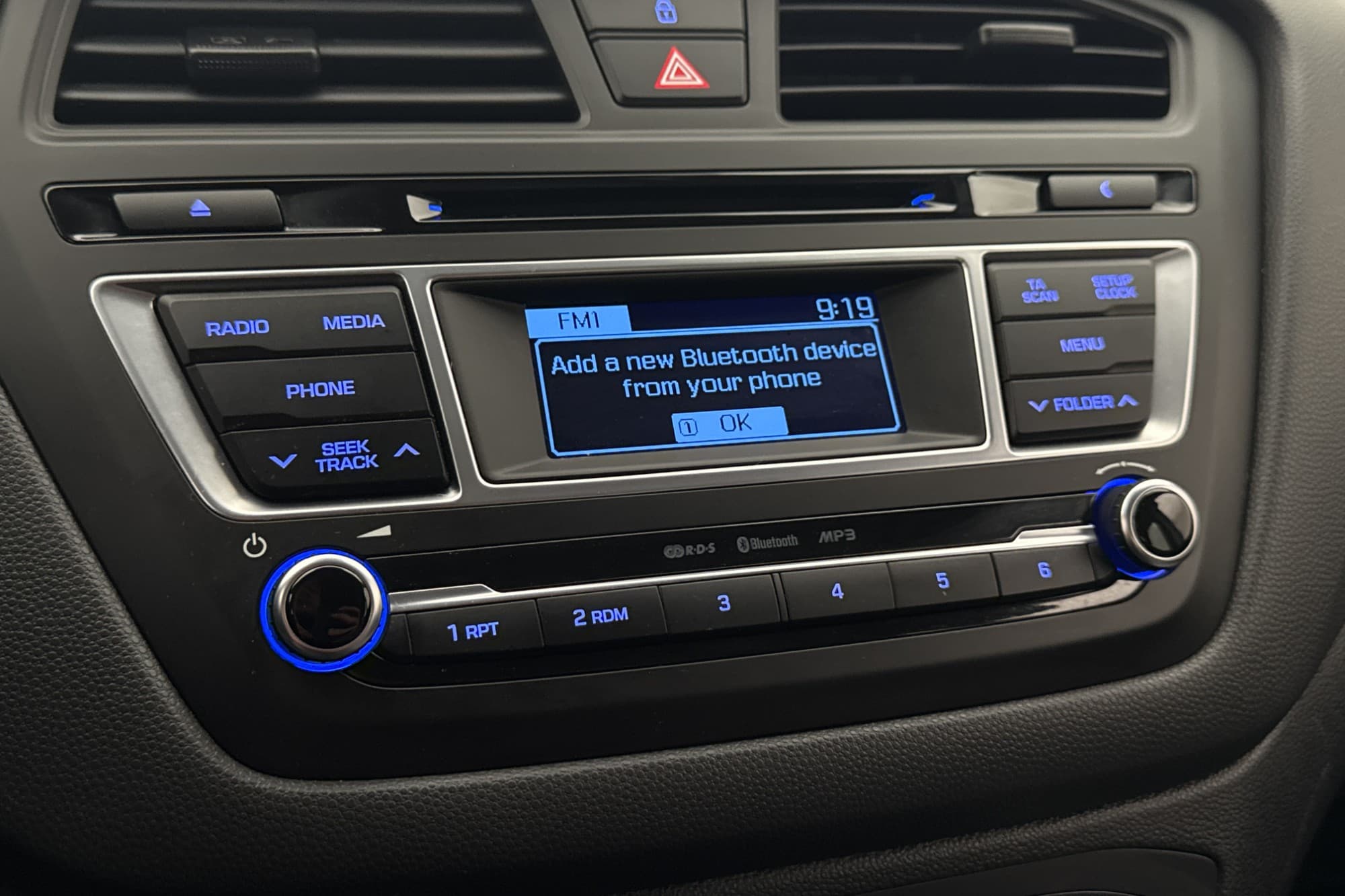 Hyundai i20 84hk Sensorer Rattvärme Farthållare Bluetooth