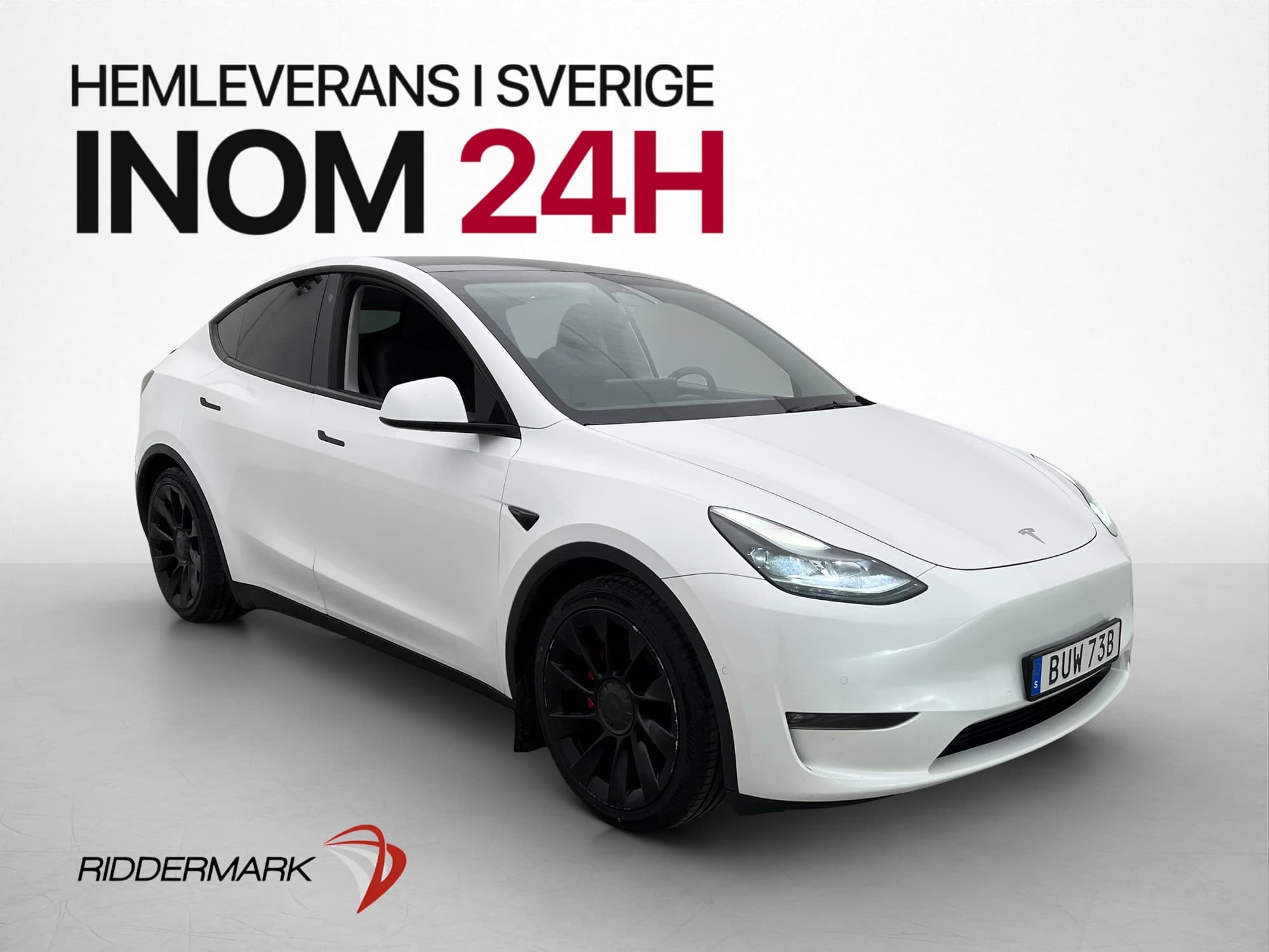 Tesla Model Y Performance Autopilot Panorama Svensksåld