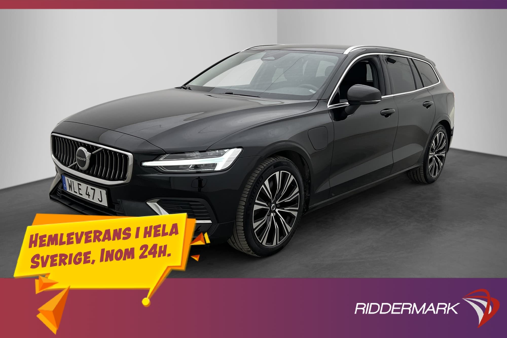 Volvo V60 LongRange T6 AWD Core Bright Värmare Drag Skinn