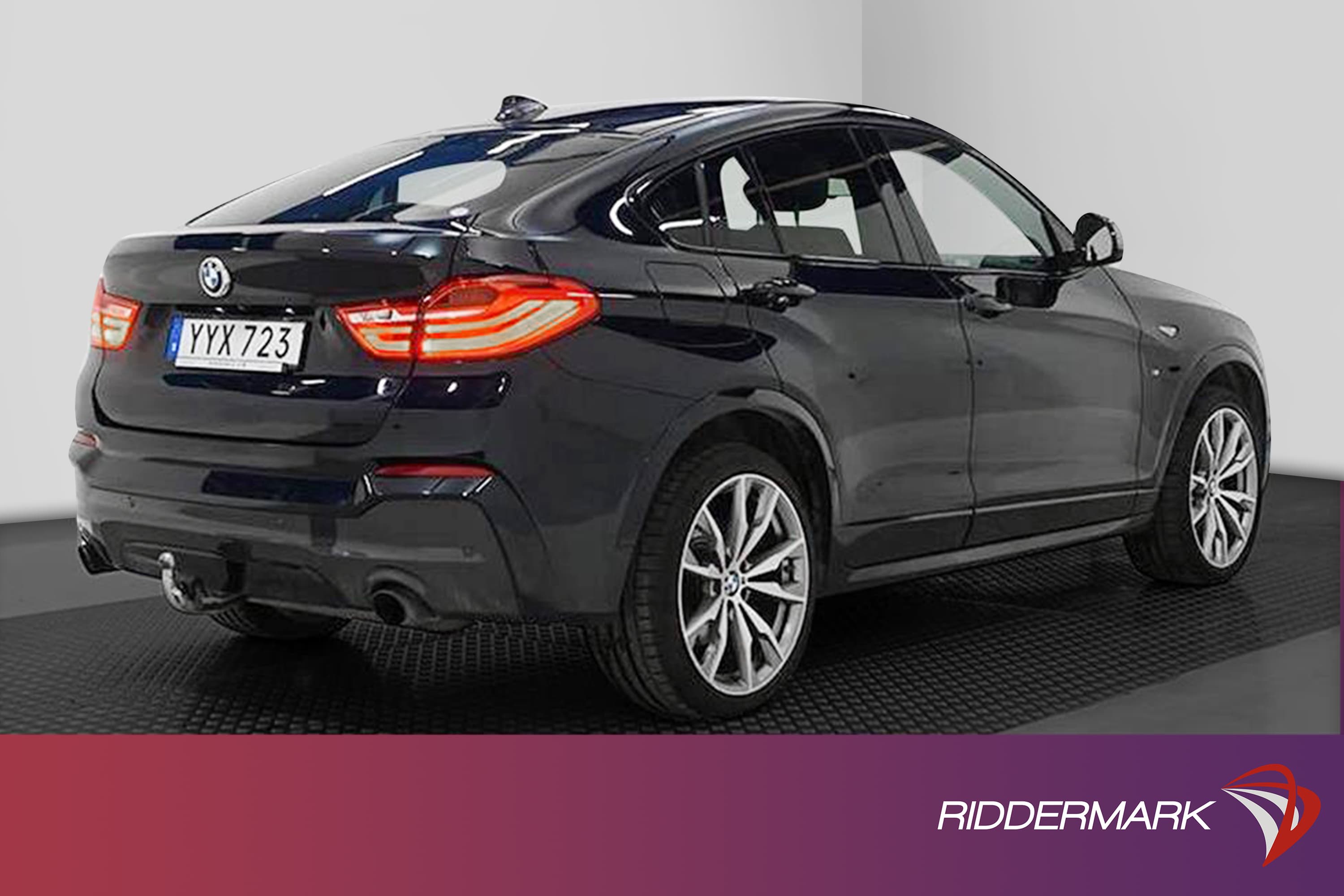 BMW X4 M40i 360hk M-Sport T-lucka 360° H/K HUD Navi Dragexteriör