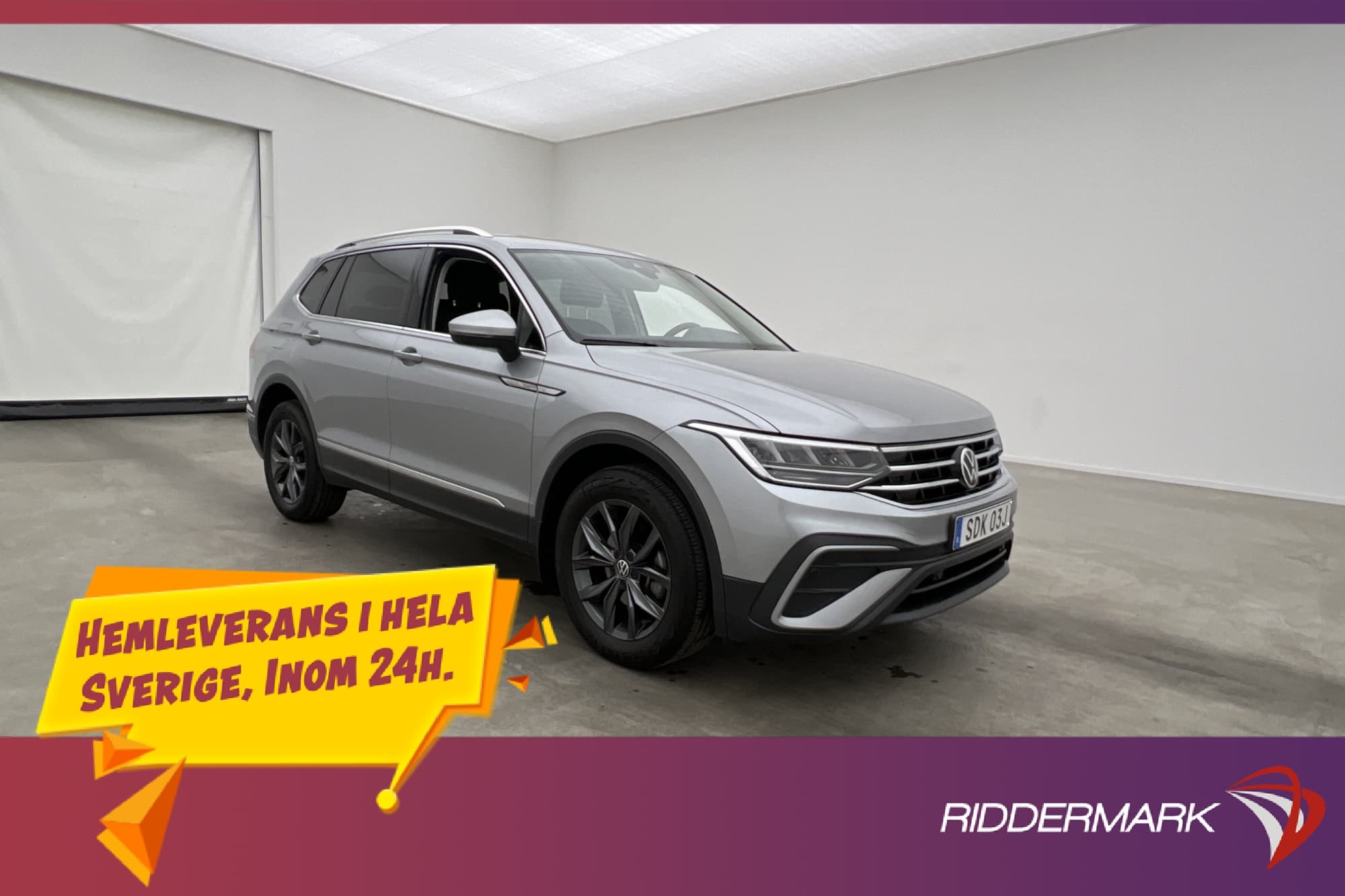 Volkswagen Tiguan Allspace 7-sätes TSI 150hk Värmare Drag