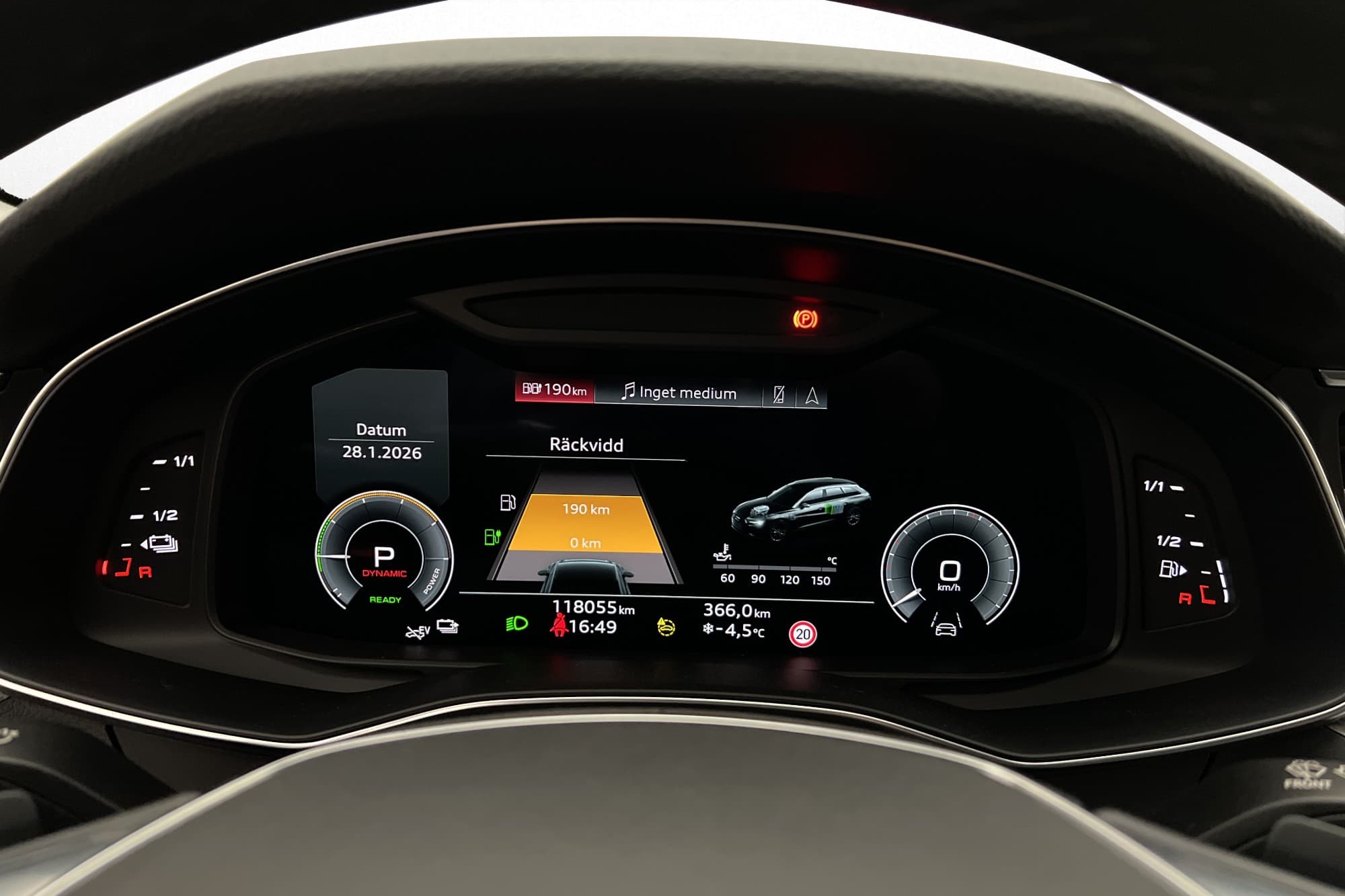 Audi A6 Avant 50 TFSI e Quattro 299hk Cockpit Kamera Drag