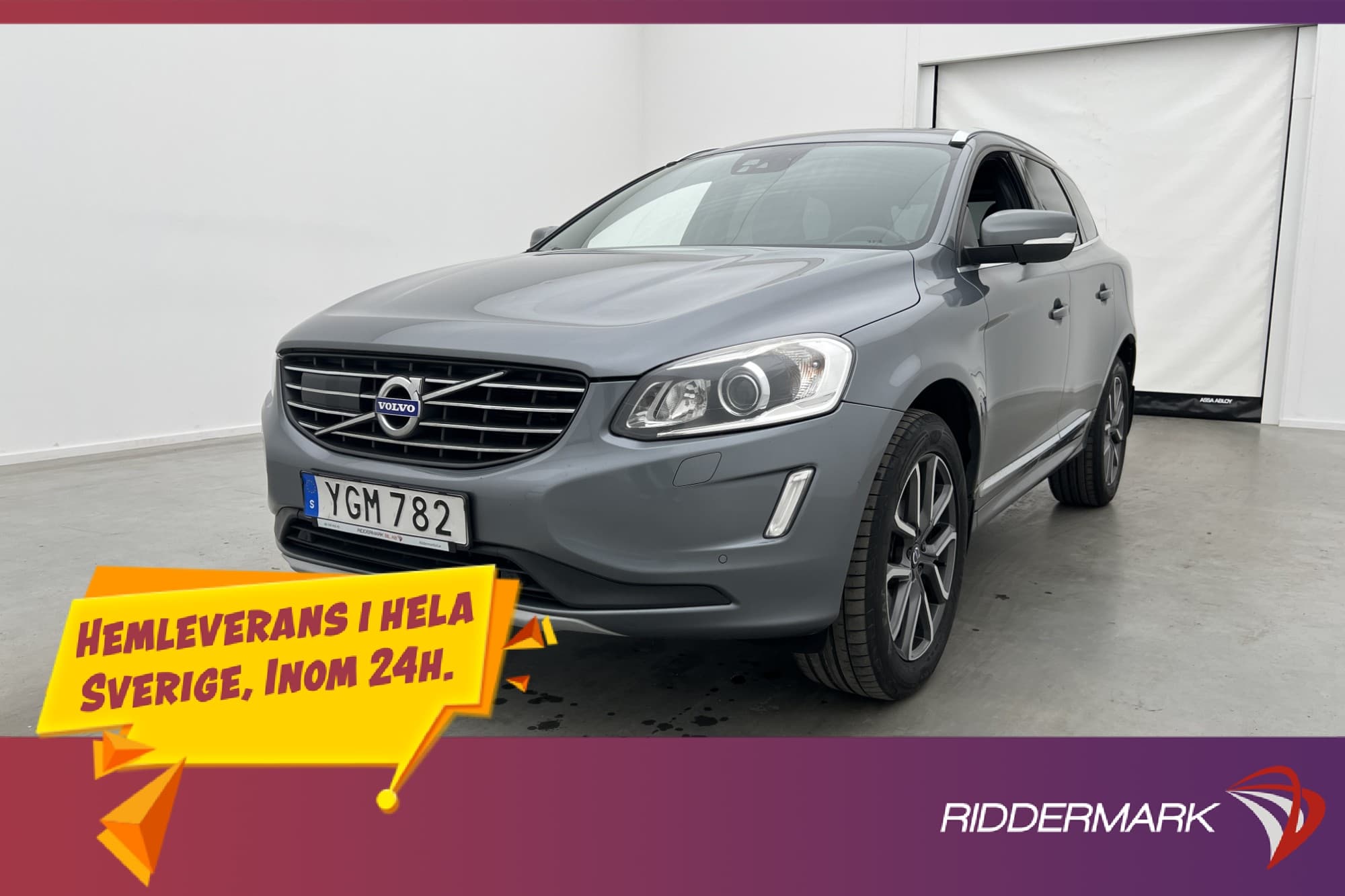 Volvo XC60 D4 AWD 190hk Classic Summum Skinn Pano VoC Darg