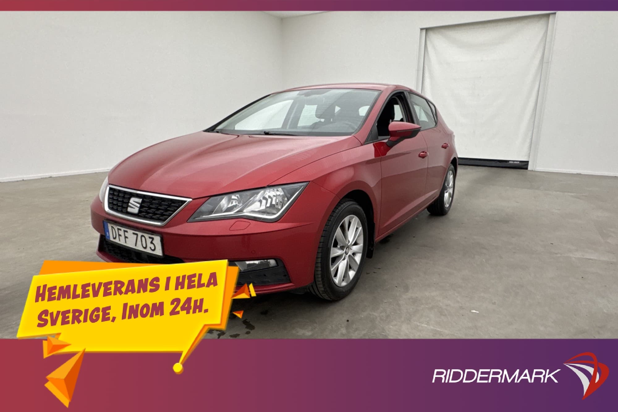 SEAT Leon 1.2 110hk Style Sensorer 0.49 l/mil 