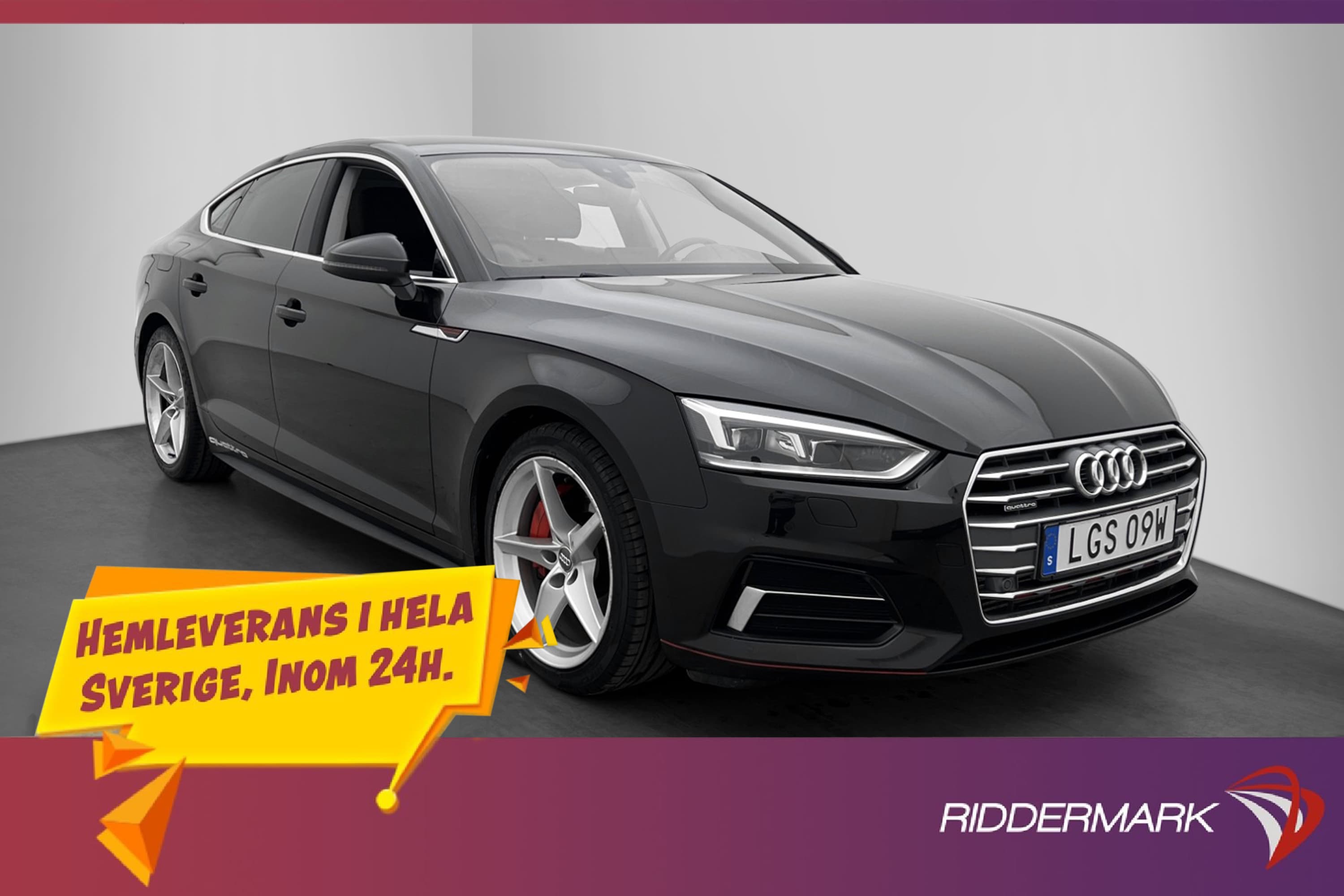 Audi A5 Sportback 45 TFSI Q Proline P-Sensorer Farthållare