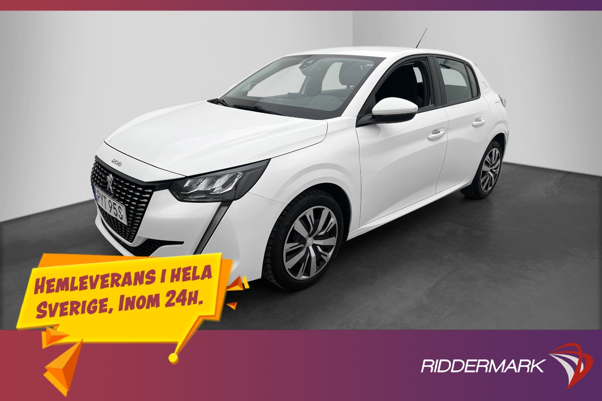 Peugeot 208 PureTech 75hk Active 360° CarPlay Farthållare