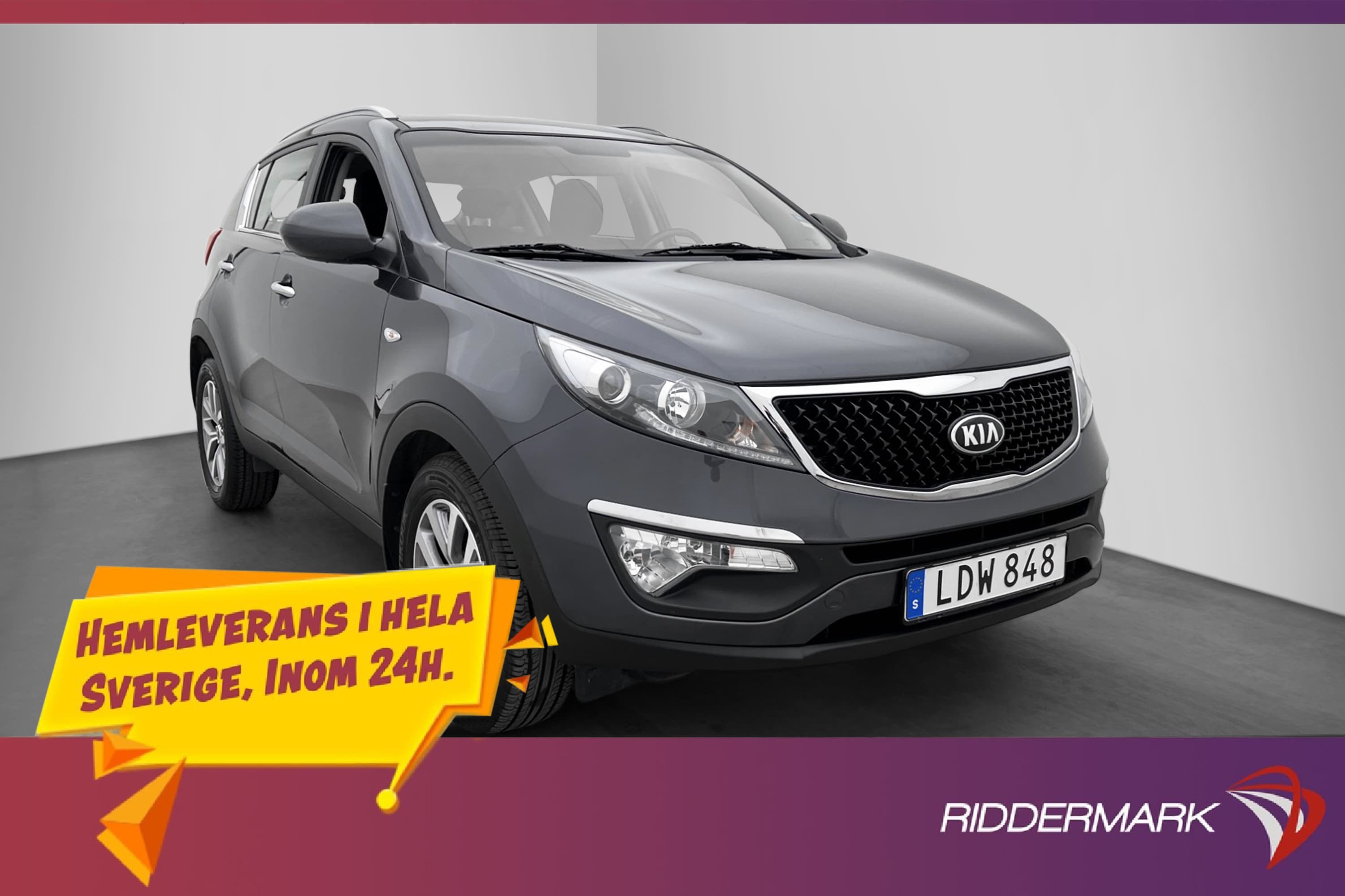 Kia Sportage 1.7 CRDi 115hk Action Bluetooth Farthållare