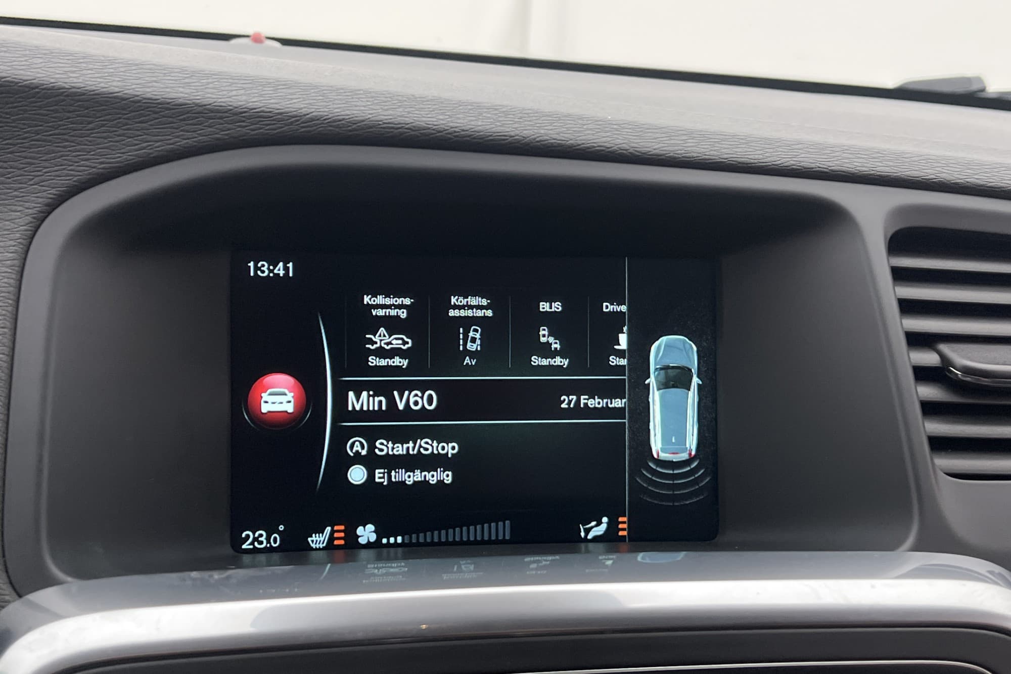 Volvo V60 D3 Kinetic VOC D-Värm Sensorer BLIS Rattvärme Drag