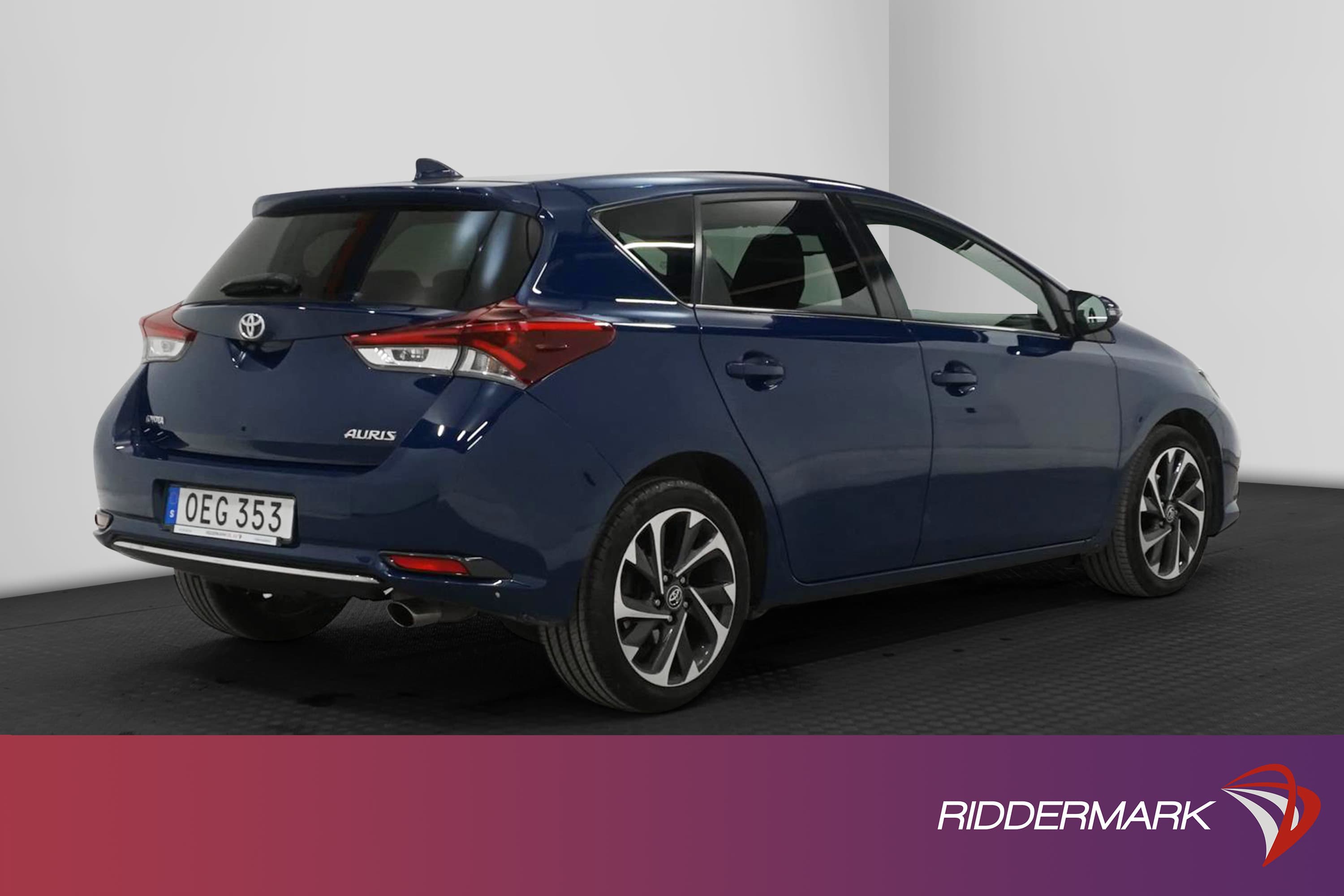 Toyota Auris 1.2 Turbo 116hk B-Kamera  822kr Skatt 0,49L/mil