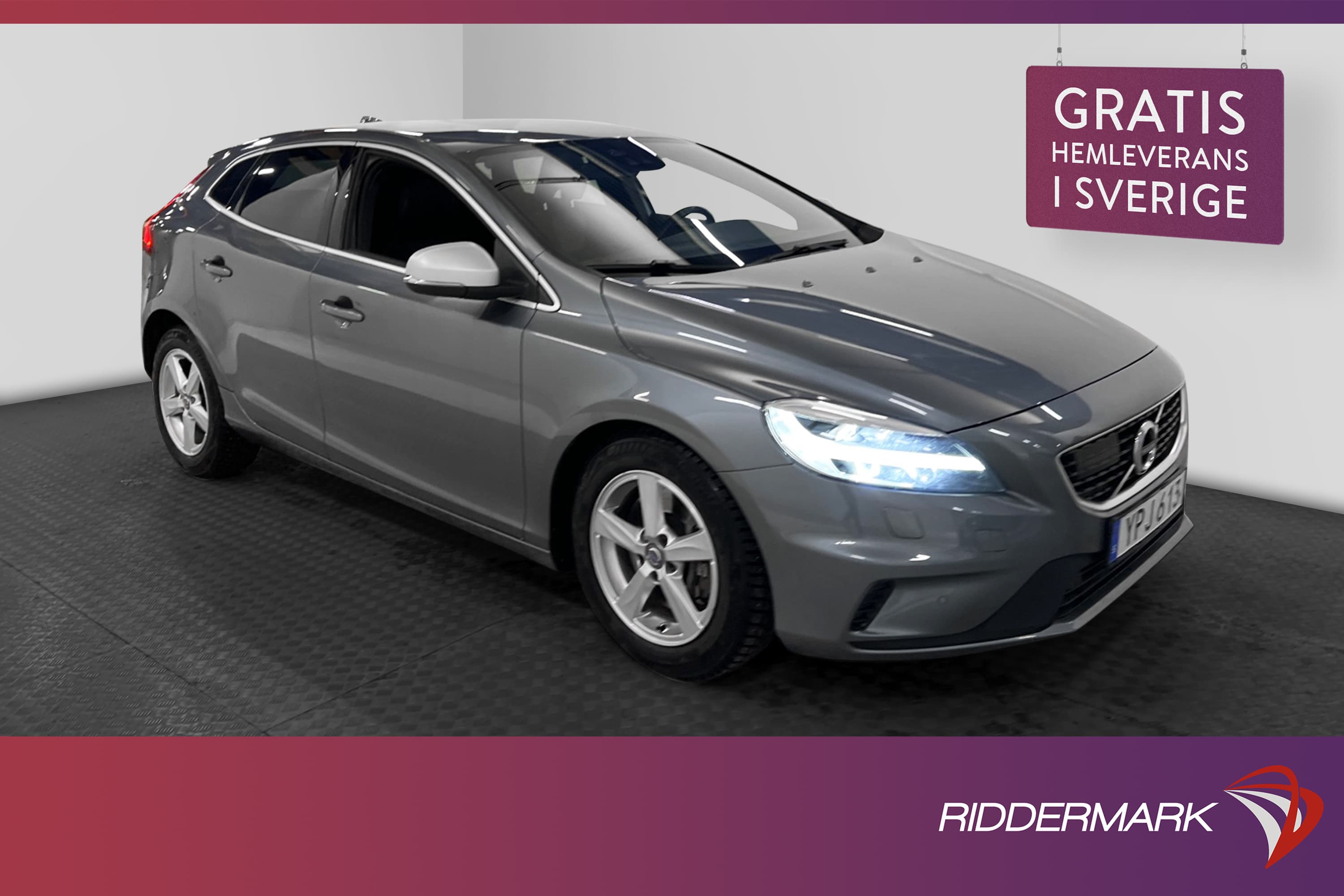Volvo V40 D2 120hk R-Design Värmare VOC Kamera Navi Välserv