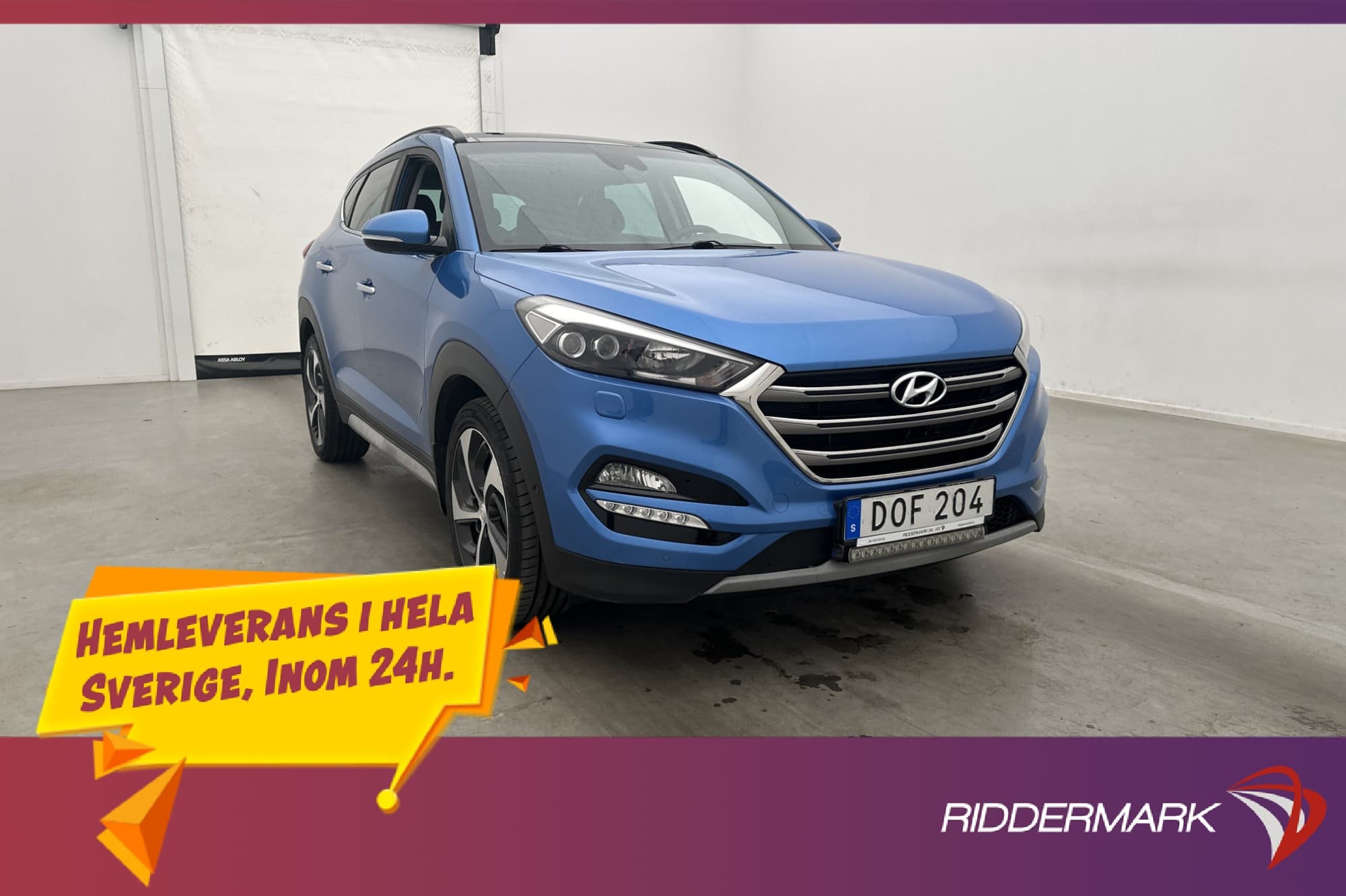 Hyundai Tucson 2.0 CRDi 4WD 185hk Premium Pano Skinn Kamera
