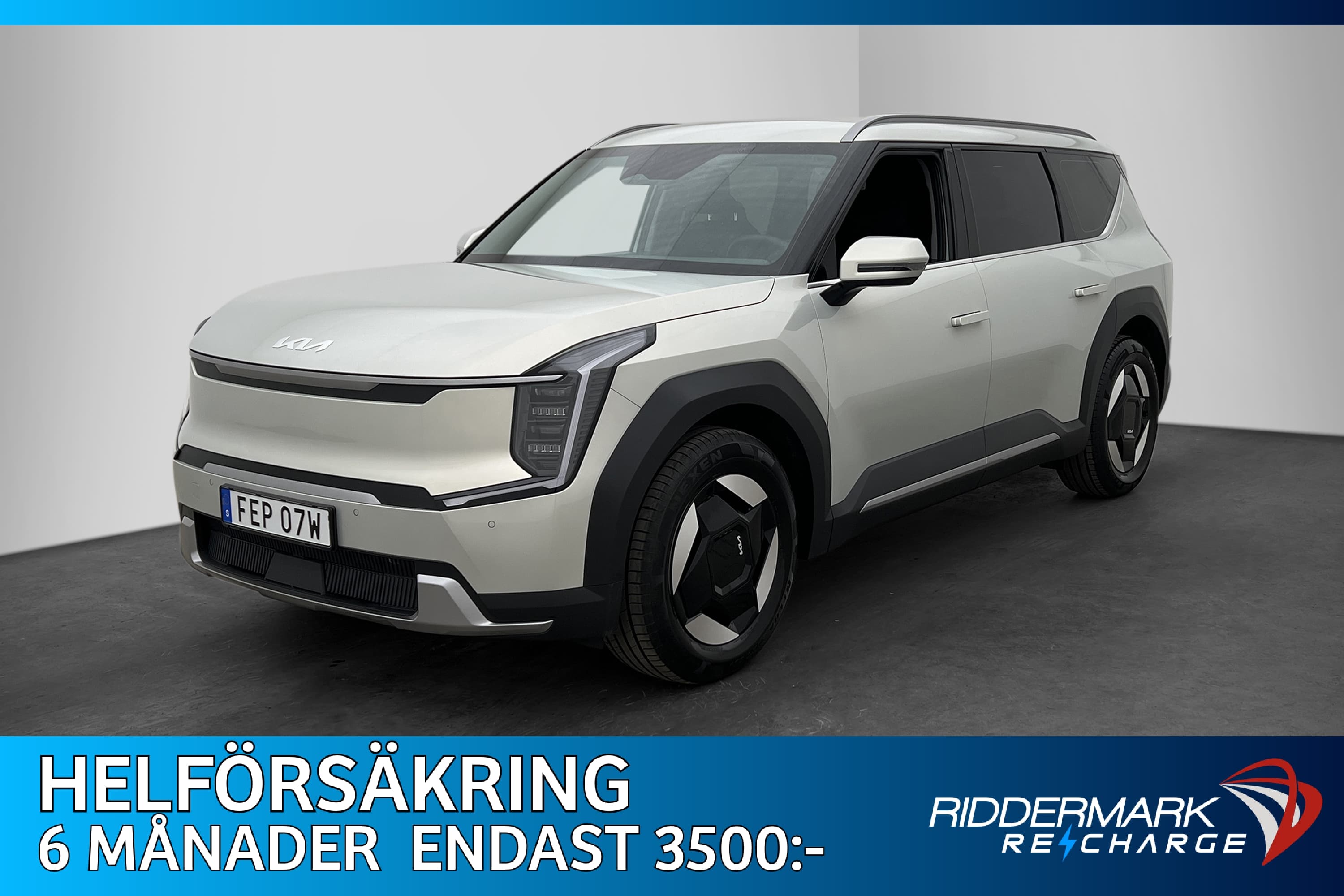 Kia EV9 RWD Standard 218hk 7-Sits Kamera CarPlay Drag MOMS