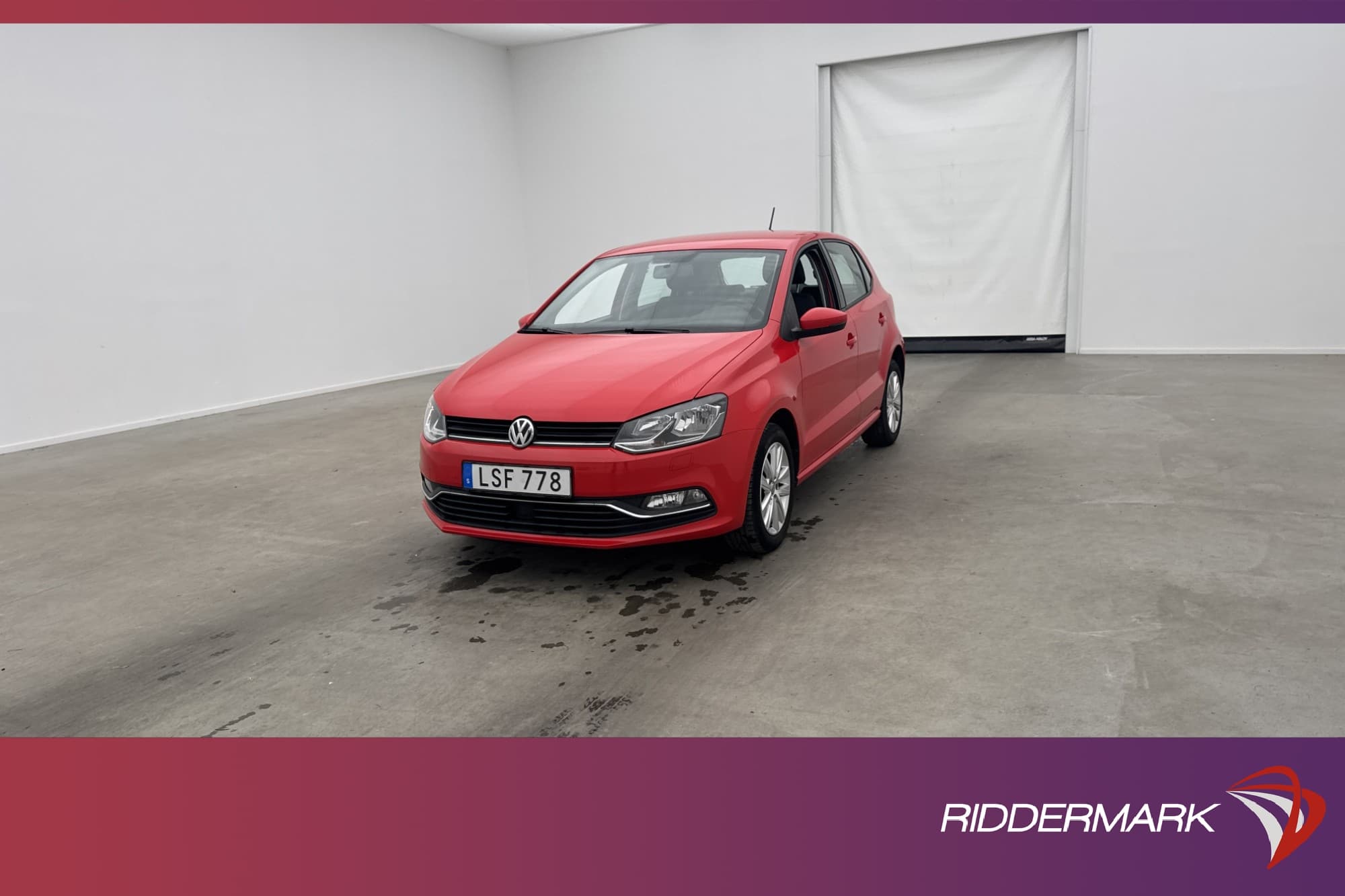Volkswagen Polo 1.2 TSI 90hk Bluetooth Låg-Skatt 0,47L/mil