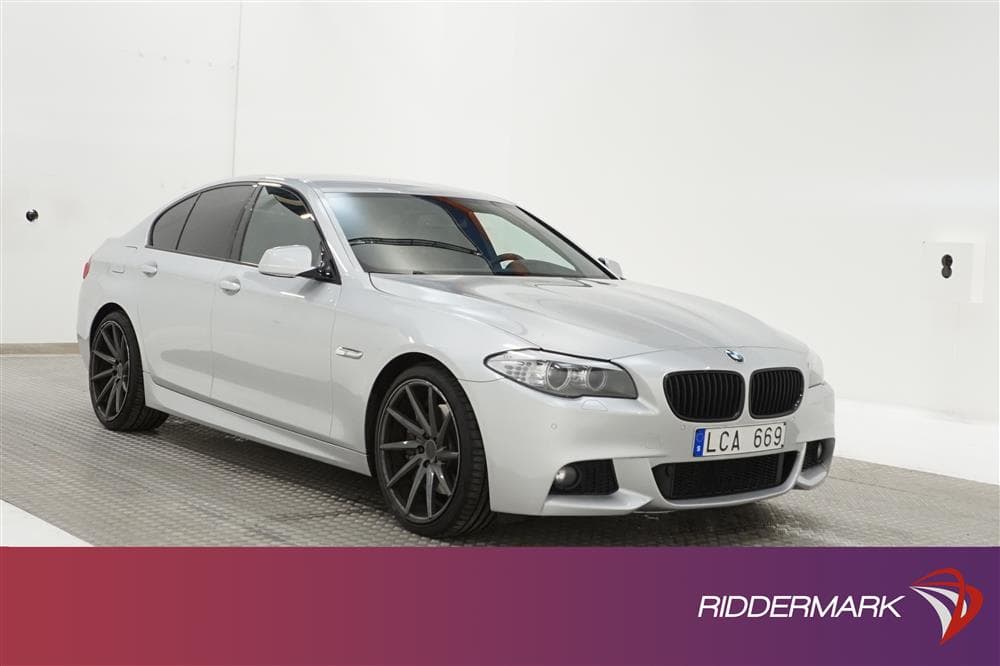 BMW 535d Sedan 299hk M-Sport M-värm Hifi Navi Skinn exteriör