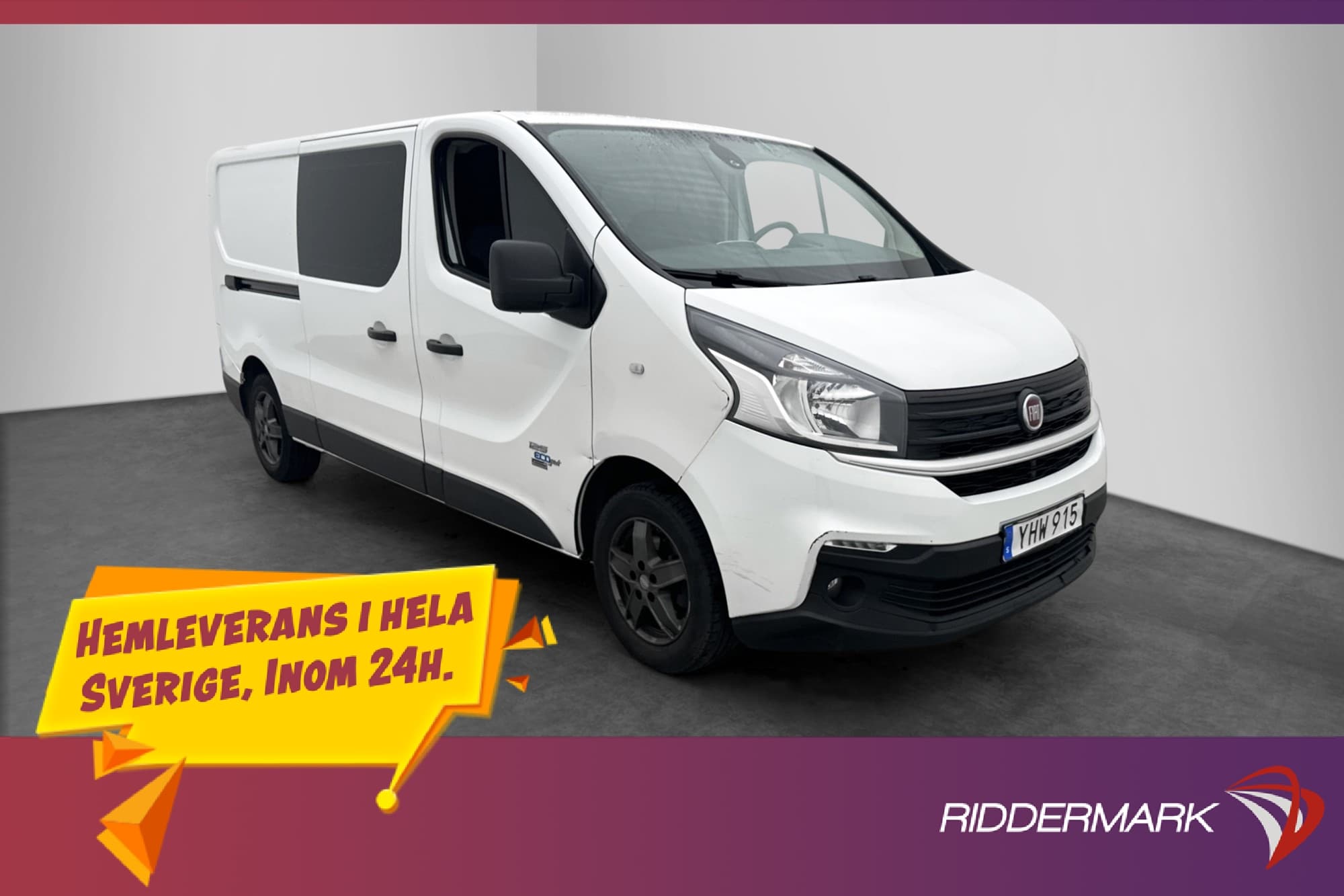 Fiat Talento Dubbelhytt 1.6 Värmare Dragkrok PDC 5-Sits MOMS