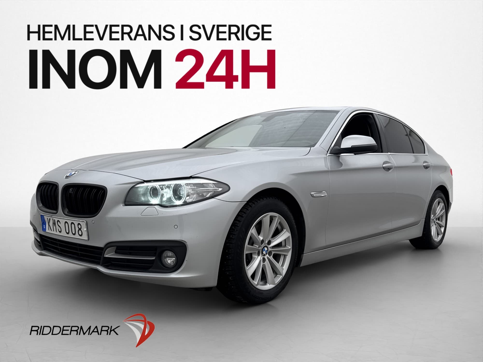 BMW 520d xDrive 190hk Sedan Hifi Skinn Navi Sensorer Drag