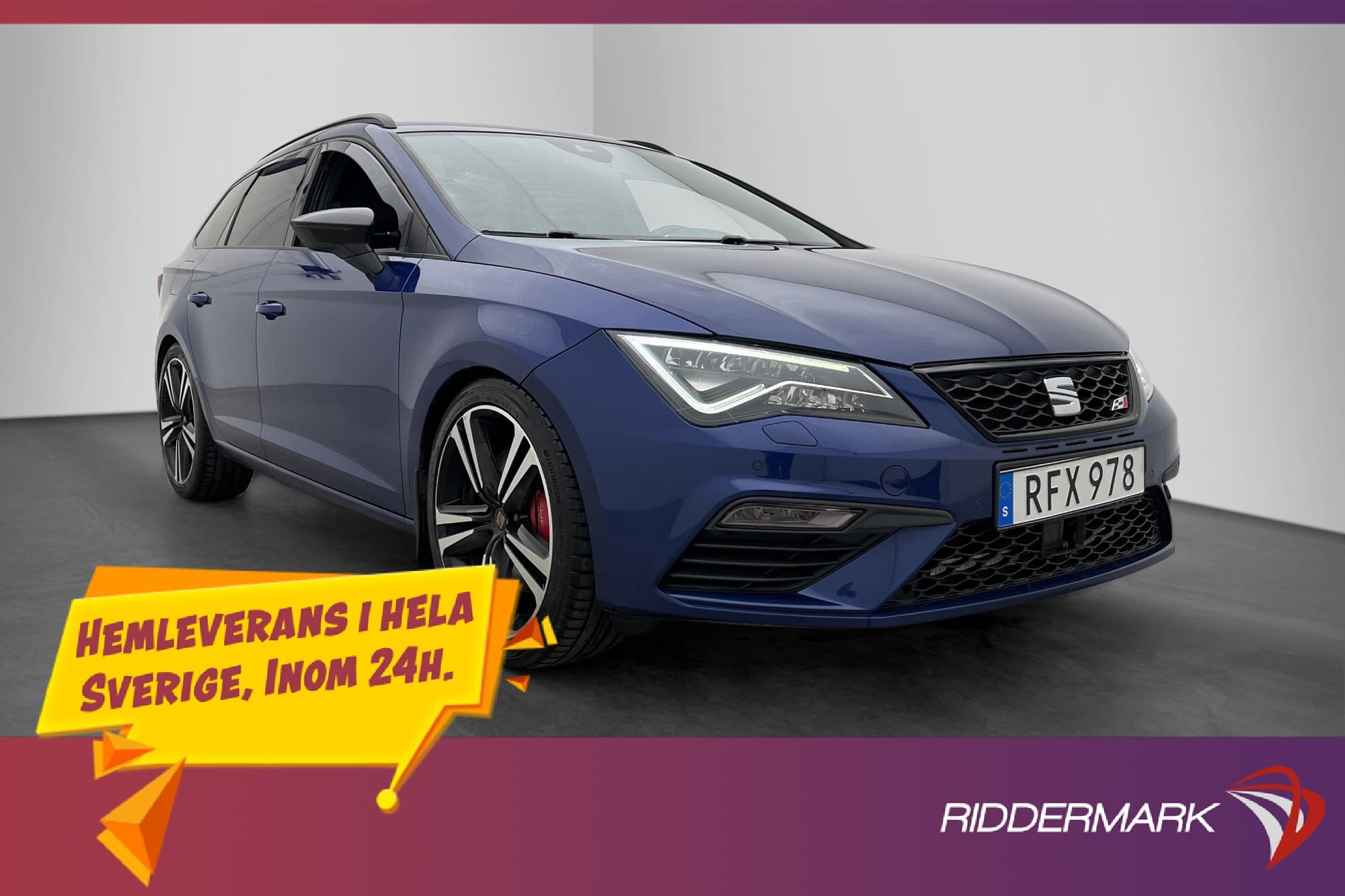SEAT Leon Cupra ST 4D 300hk Kamera Navi Adapt-fart CarPlay