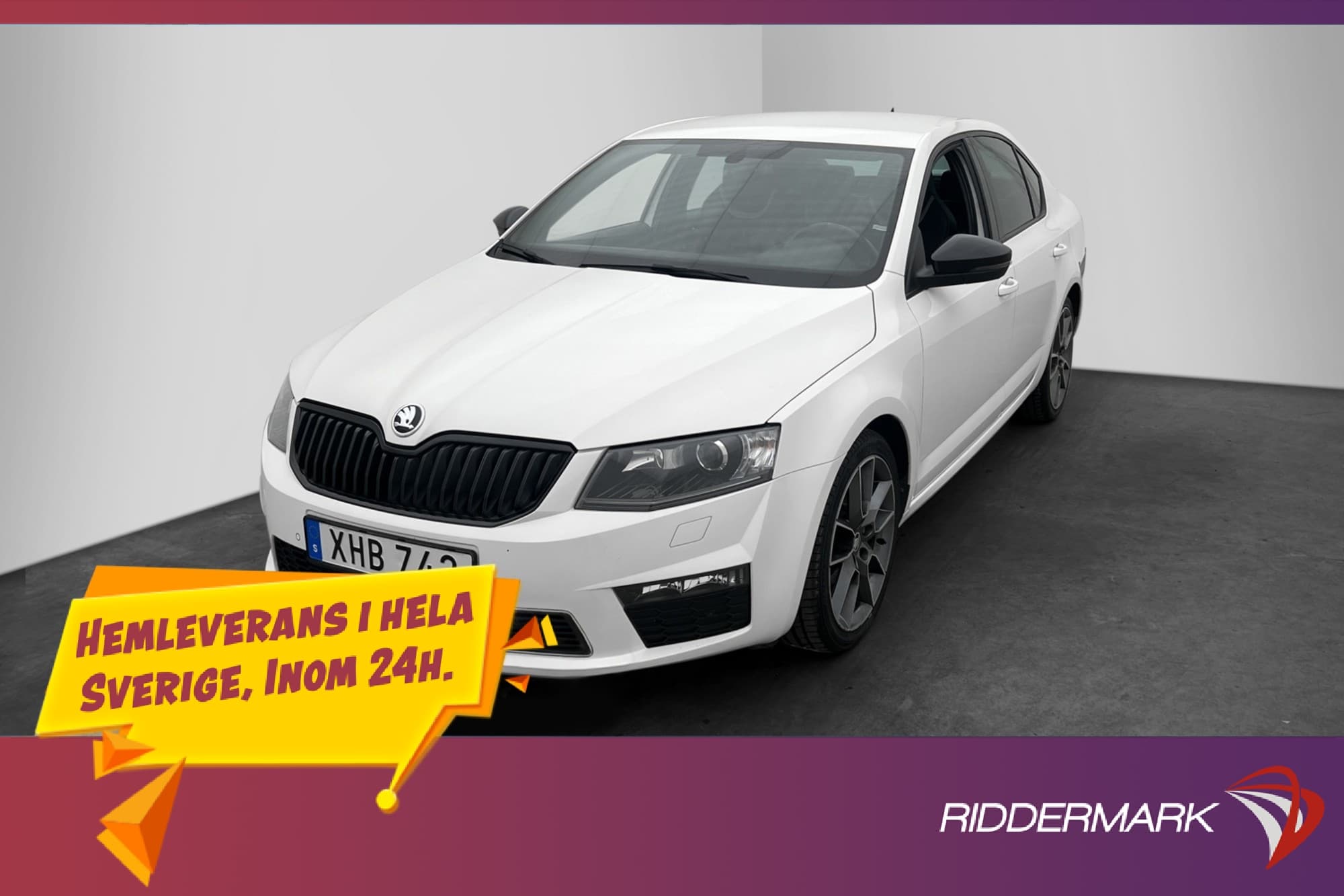 Skoda Octavia RS 2.0 TDI Kamera Värm Skinn Adapt-fart Drag