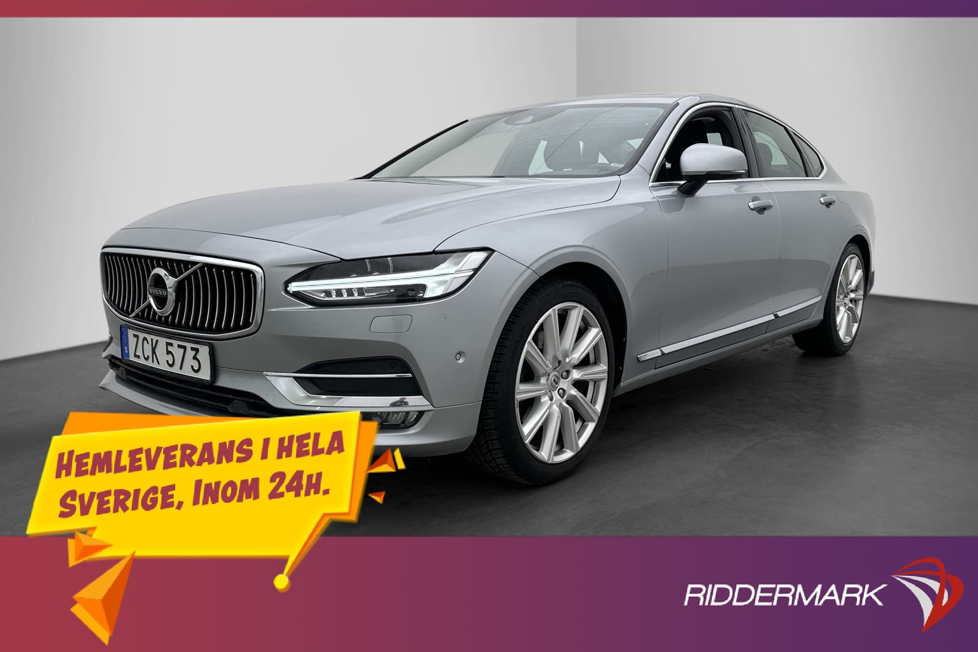 Volvo S90 D4 AWD Inscription Taklucka VOC Värm Kamera Skinn