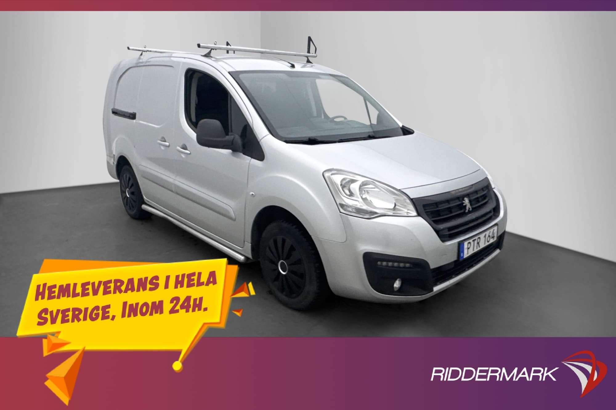 Peugeot Partner L2 1.6HDi Dragkrok PDC Farthållare CARPLAY