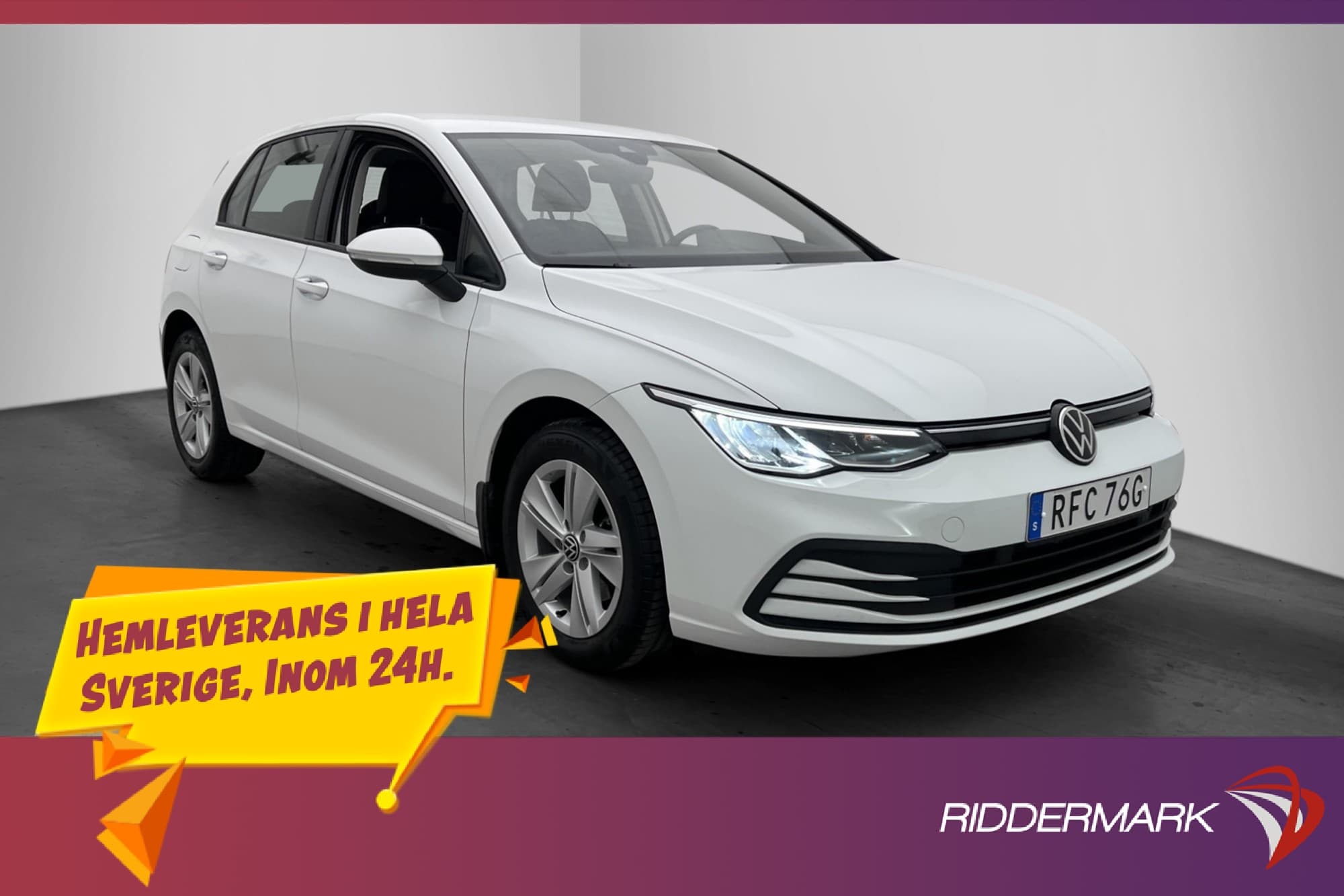 Volkswagen Golf 1.0 TSI Cockpit Sensorer CarPlay Adapt-fart