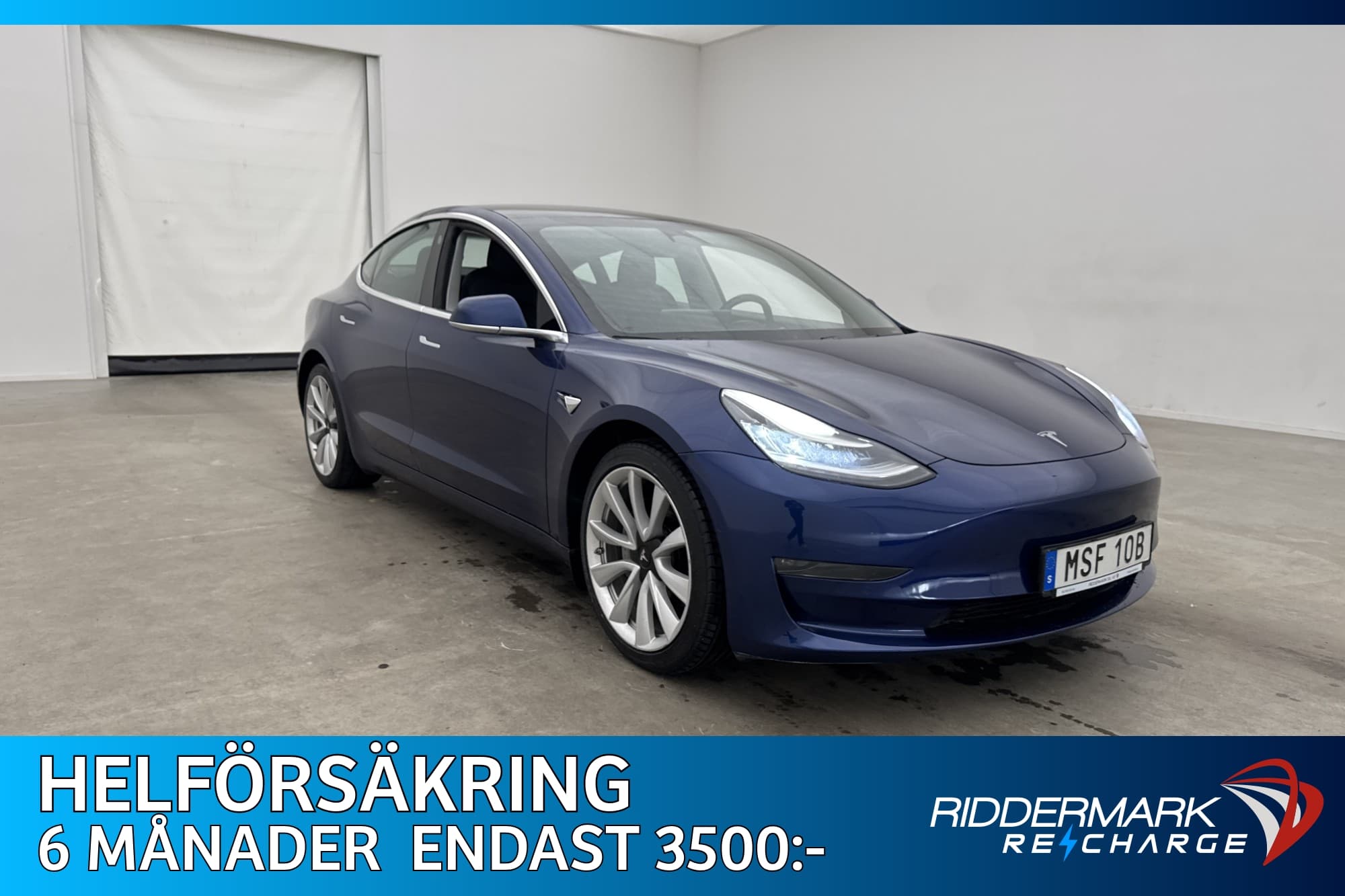 Tesla Model 3 Long Range AWD FSD Total Självkörningsförmåga