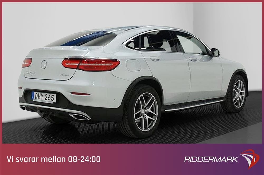 Mercedes GLC 220 d 4M Coupé AMG D-Värm Drag Burmester 360° exteriör