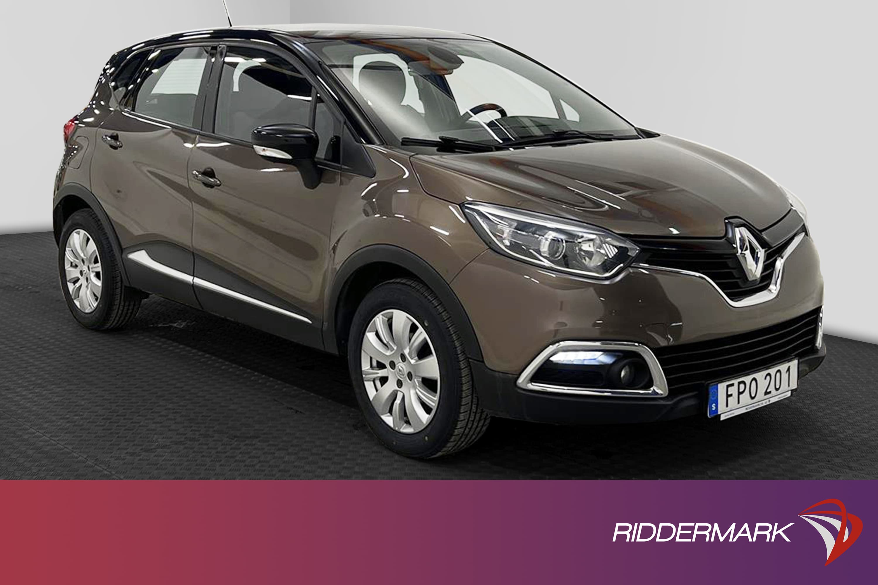 Renault Captur 0.9 TCe 90hk Dynamique GPS Sensorer 0,49l/mil