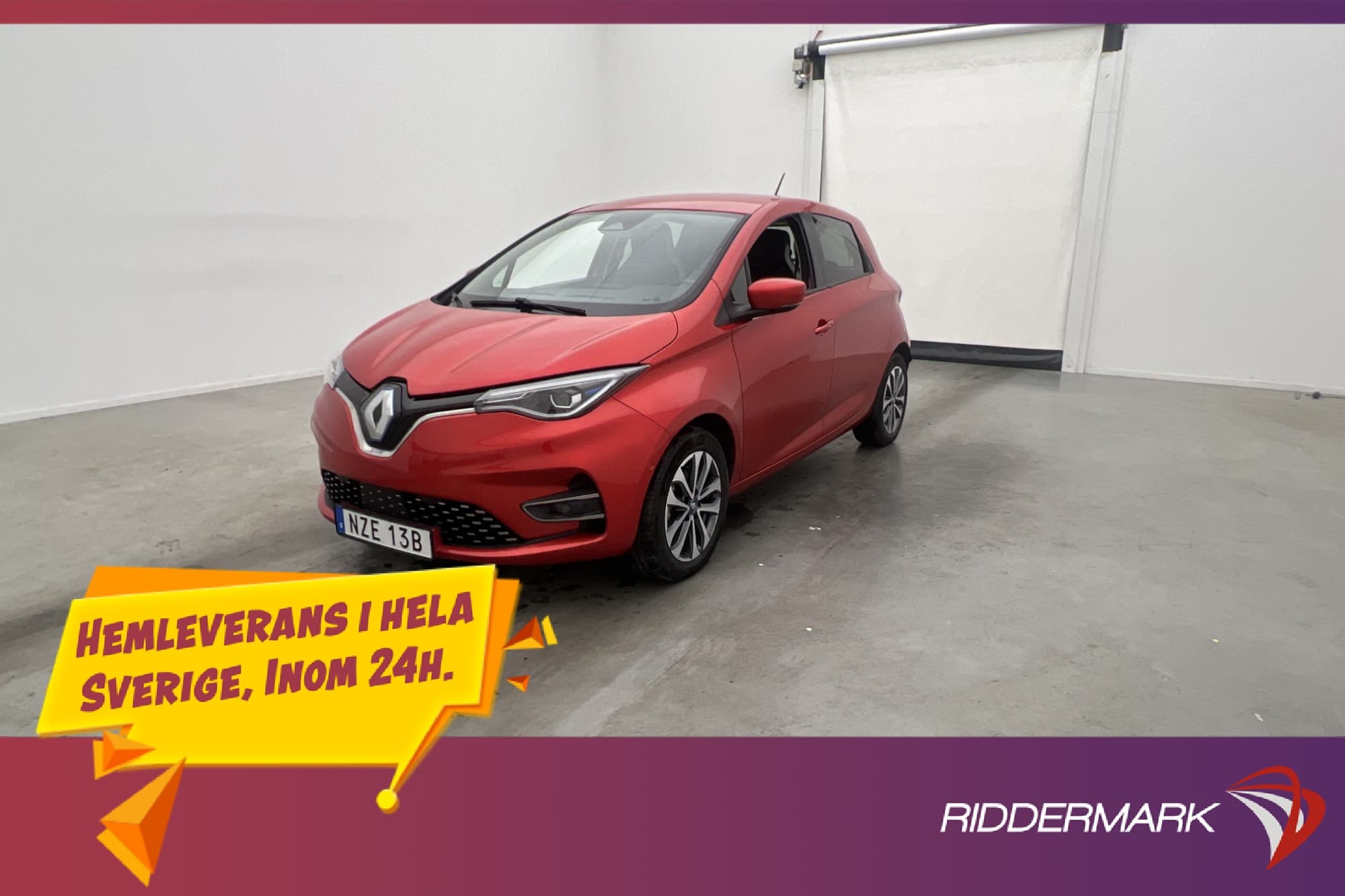 Renault ZOE R135 52 kWh Intens Batterihyra Kamera Navi