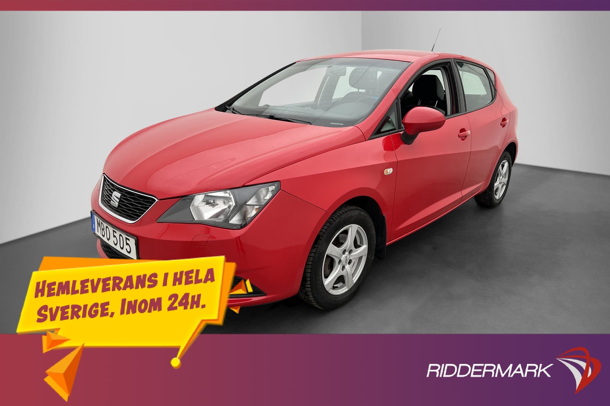 SEAT Ibiza 5-dörrar Style 1.2 TSI 90hk M&K-Värmare Sensorer