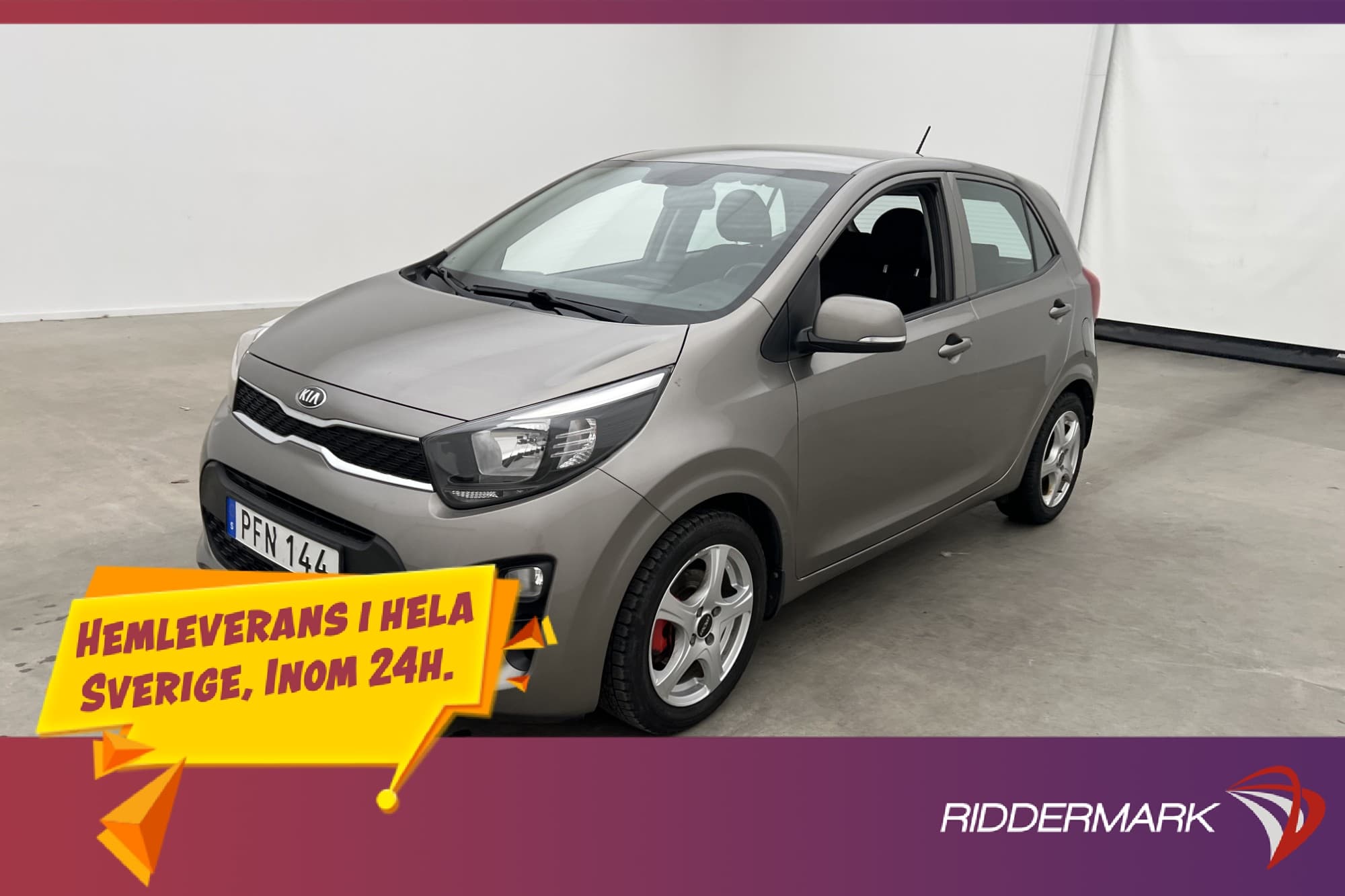 Kia Picanto 1.0 MPI 67hk Launch Edition Rattvärme Låg-skatt