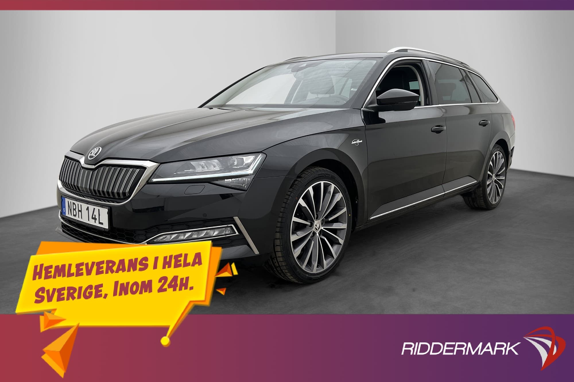 Skoda Superb iV Combi 1.4 TSI 218hk L&K Värmare Canton Drag